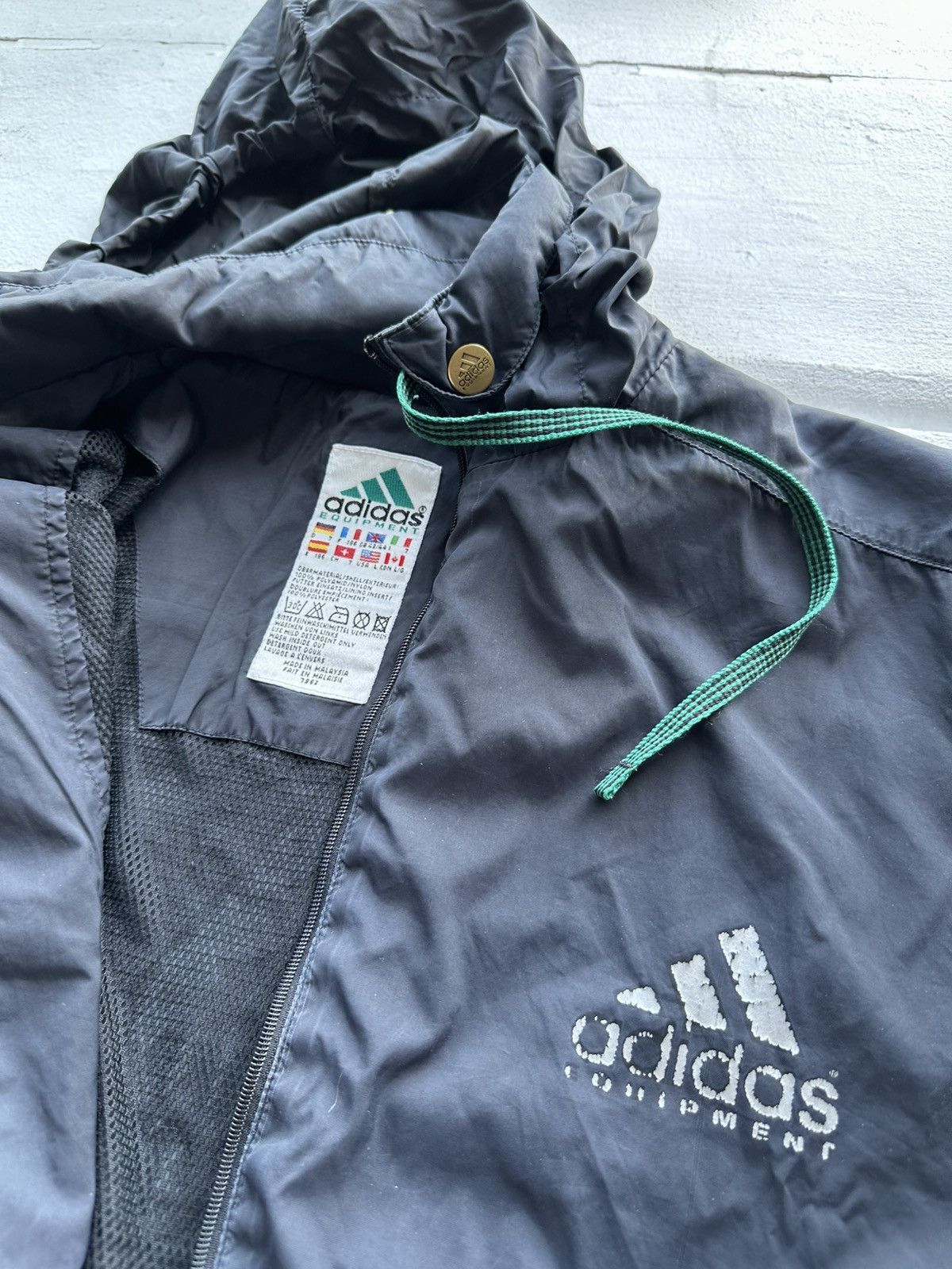 Adidas 🚨 VNTG ADIDAS EQUIPMENT JACKET WINTBREAKER LIGHT JACKET Size US L / EU 52-54 / 3 - 14 Thumbnail