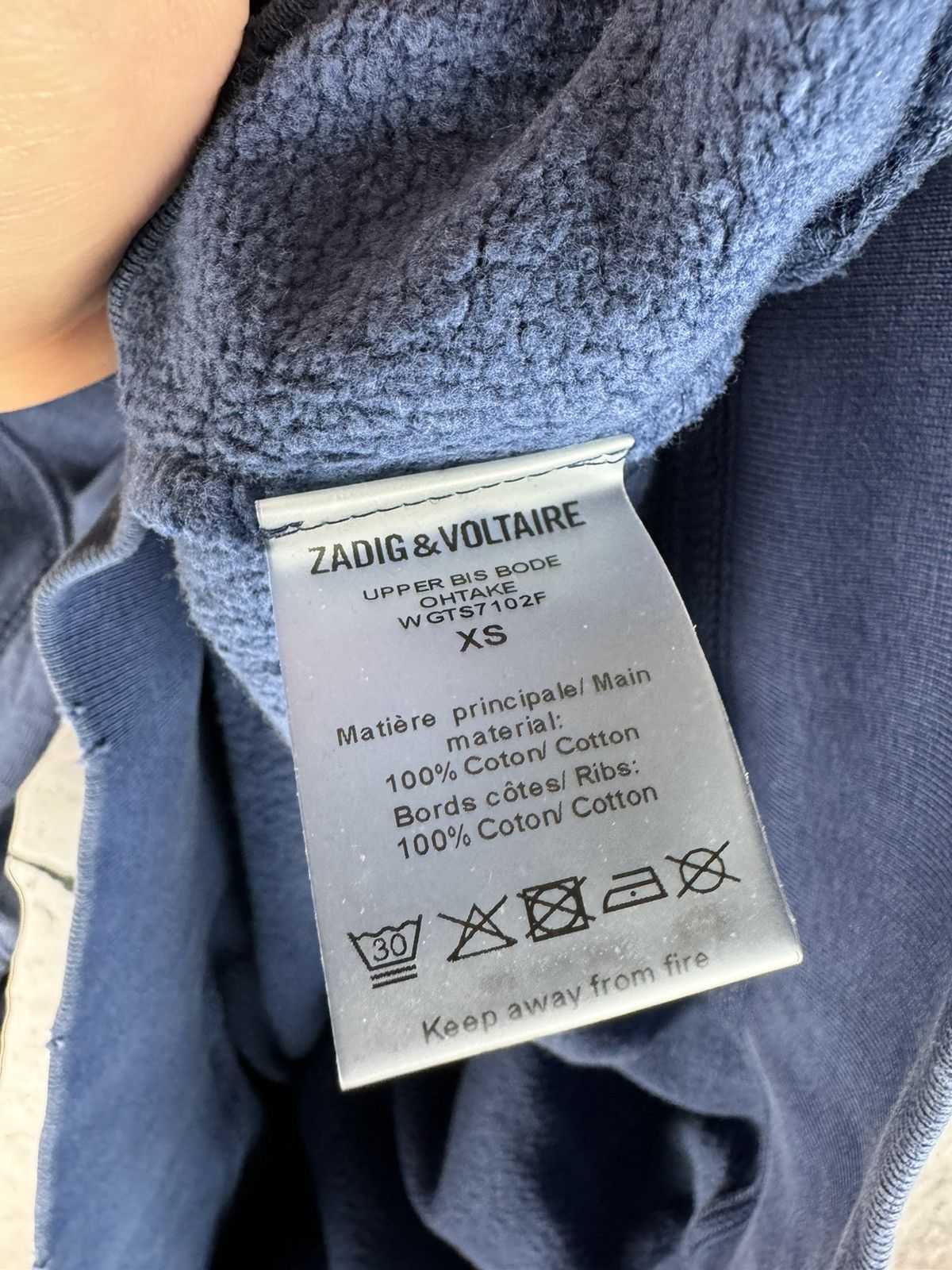 Zadig & Voltaire Sweatshirt zadig & voltaire Designer rare sweatshirt Size XS / US 0-2 / IT 36-38 - 4 Thumbnail