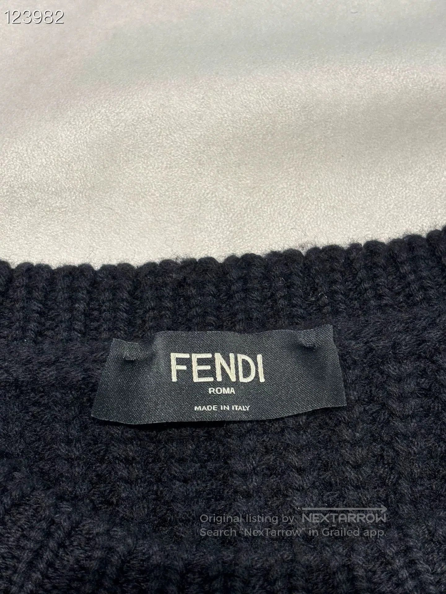 Fendi Fendi Black Wool Knit Sweater. Size US M / EU 48-50 / 2 - 3 Thumbnail