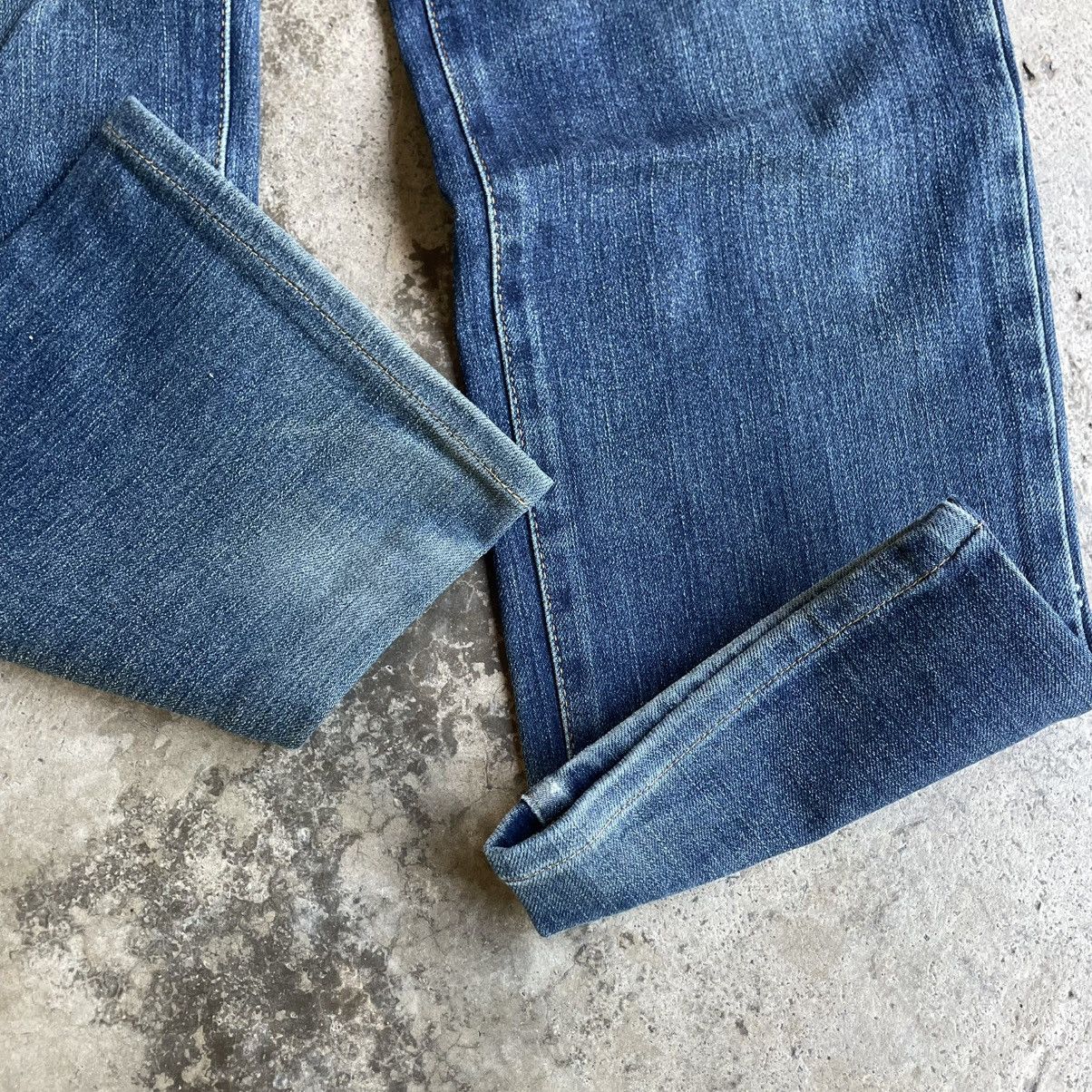 Edwin 🔥Vintage Edwin 503 Stoned Washed Distress Denim Jeans Size US 34 / EU 50 - 7 Thumbnail
