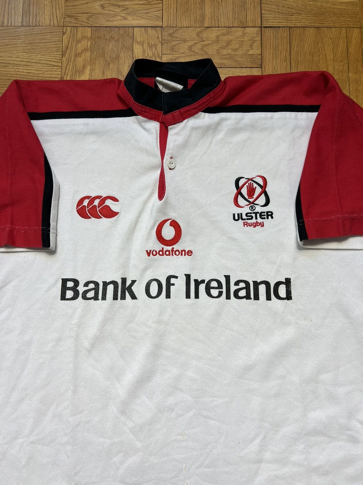 Canterbury of New Zealand × Vintage Tshirt Canterbury Ulster Rugby Union 2004 Vintage Ireland Size US M / EU 48-50 / 2 - 2 Thumbnail