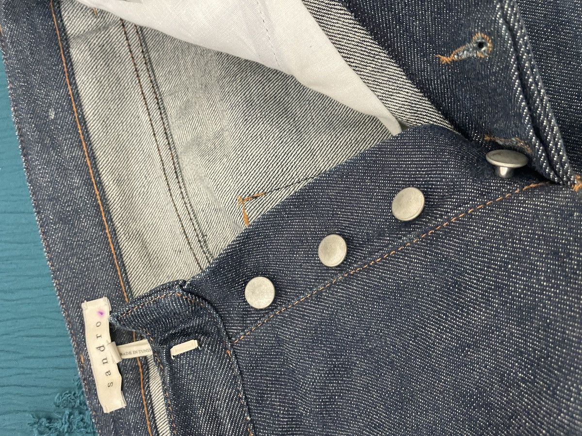 Sandro DK denim Selvedge Button Fly jeans Size US 35 - 12 Thumbnail