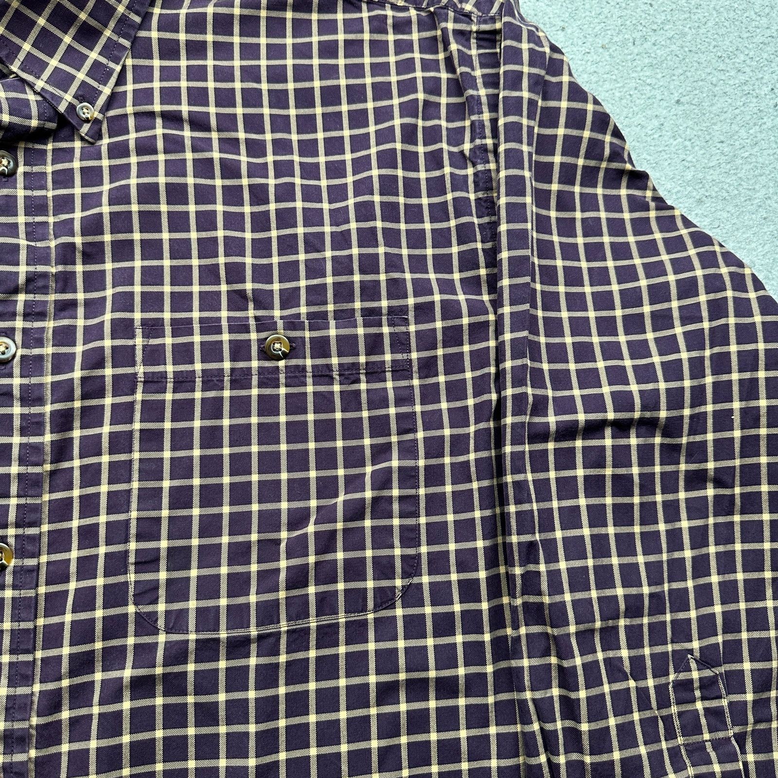 Orvis Orvis Check Windowpane Plaid Purple Button Shirt Mens XL Size US XL / EU 56 / 4 - 8 Thumbnail