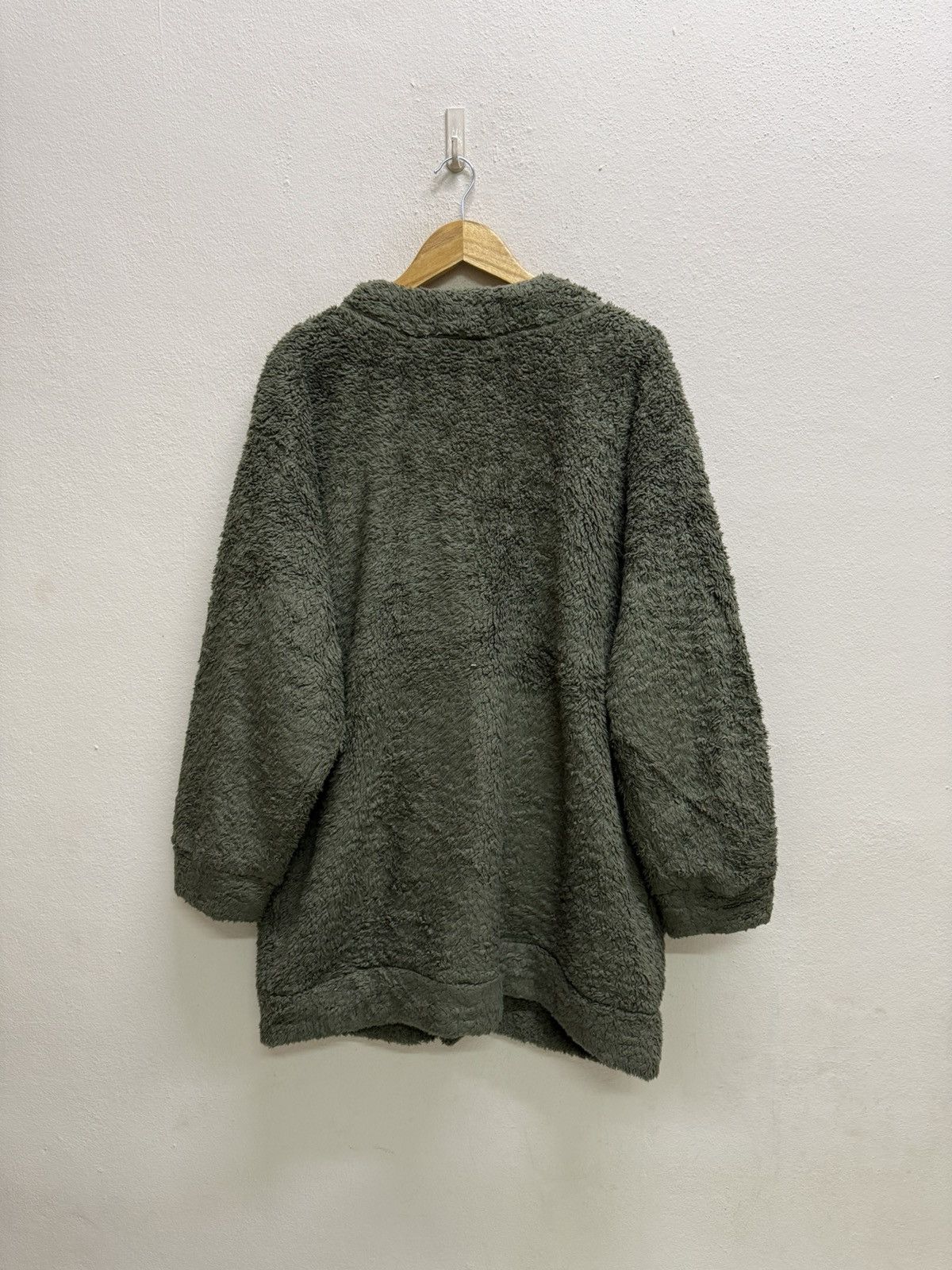 GU × Undercover Gu x Undercover Sherpa Fleece Cardigan Sweater Size US XL / EU 56 / 4 - 21 Thumbnail