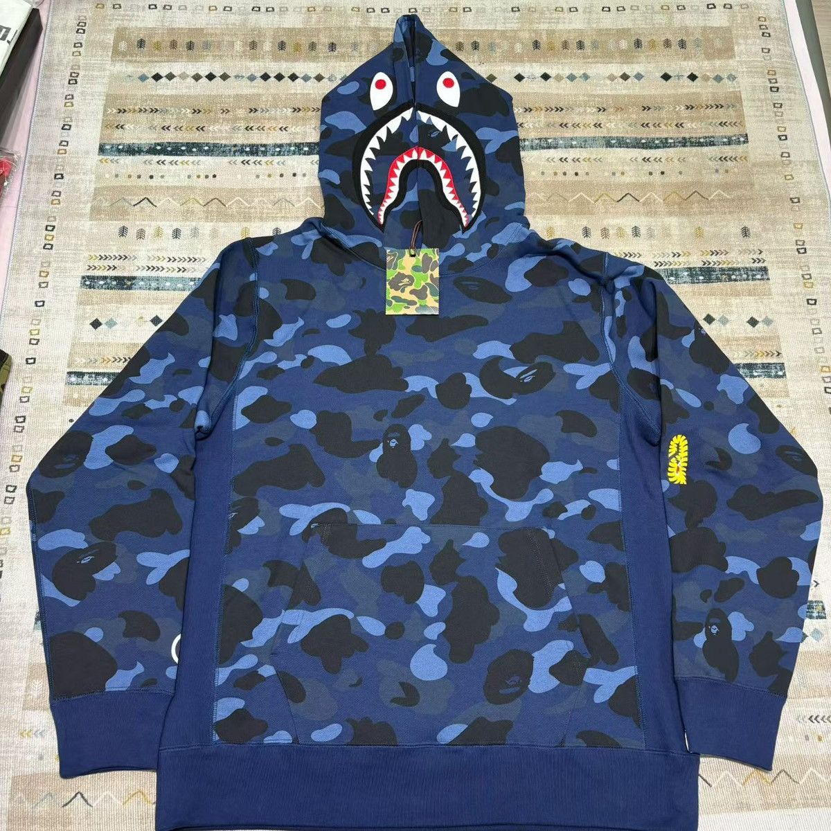 Bape BAPE CAMO SHARK HOODIE Size US XL / EU 56 / 4 - 1 Thumbnail