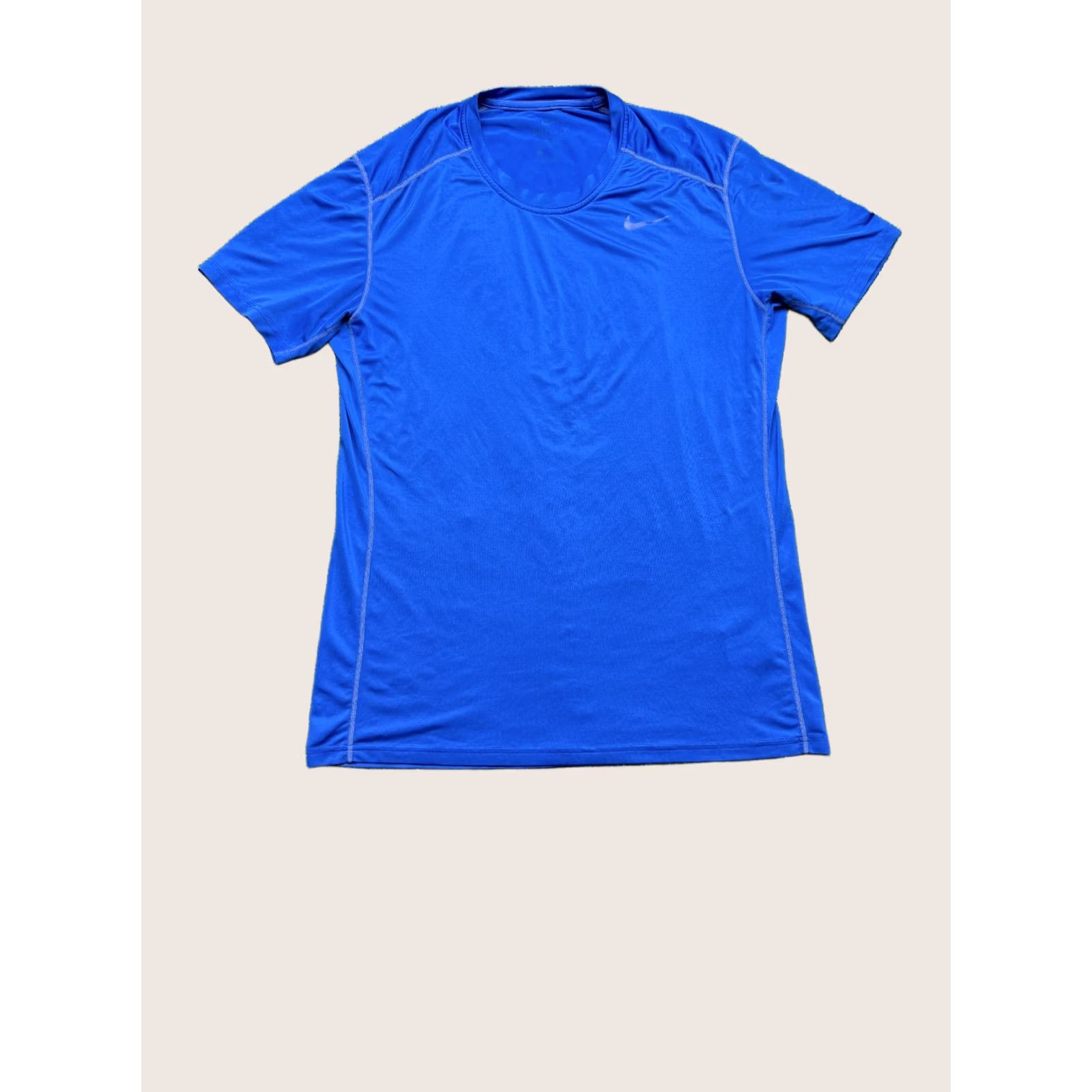 Nike Nike Dri-FIT T Shirt Men Blue Short Sleeve Lightweight Performance Shirt LS Crew Neck 90s Sports Nike Dri-FIT Mens Large Shirt Size US L / EU 52-54 / 3 - 1 Thumbnail