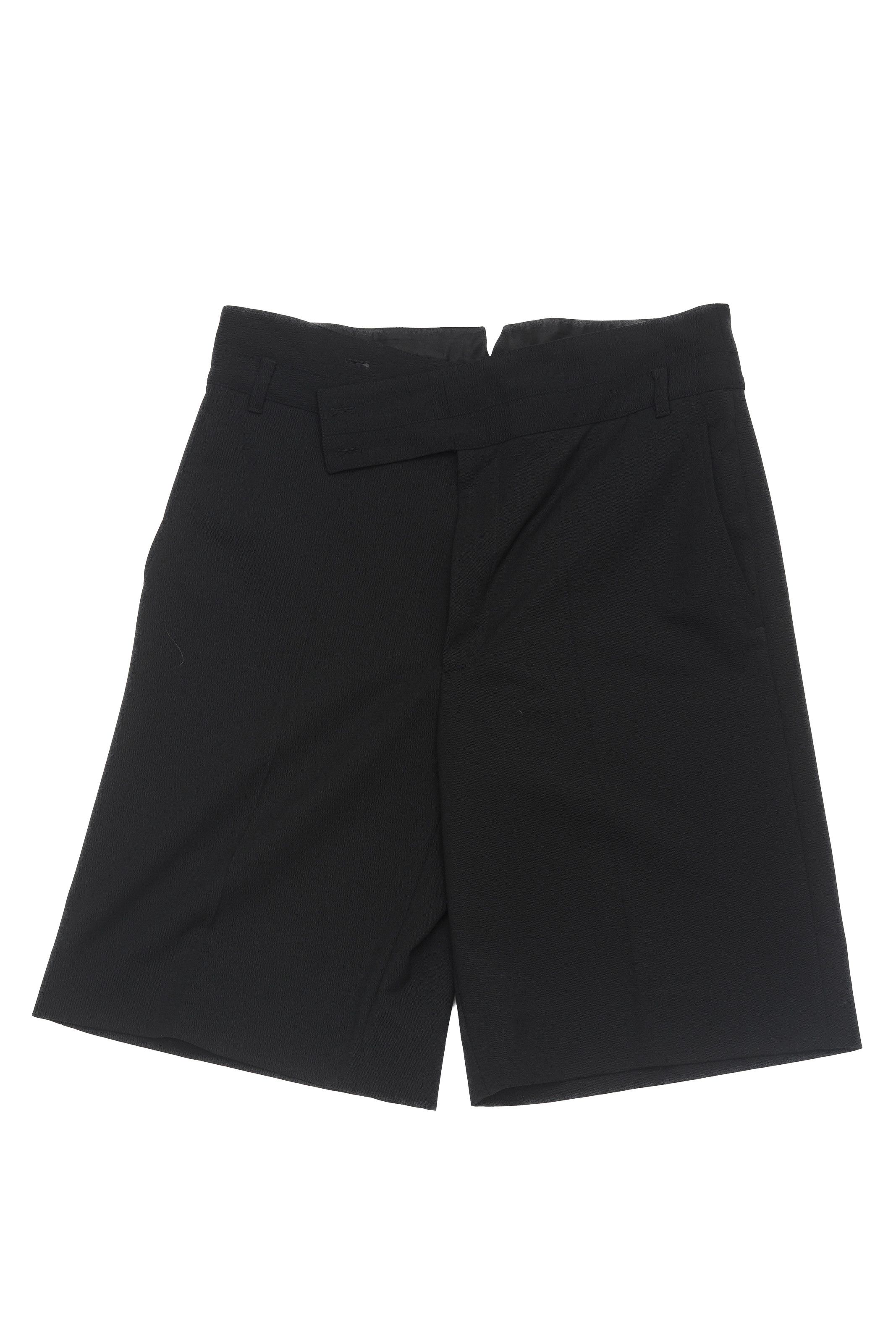Peter Do Peter Do SS23 Tailored Wool Bermuda Shorts Black EU 52 Size US 36 / EU 52 - 1 Thumbnail