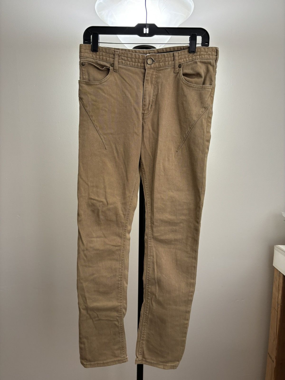 Number (N)ine Number (N)ine khaki 29” denim Size US 29 - 1 Thumbnail