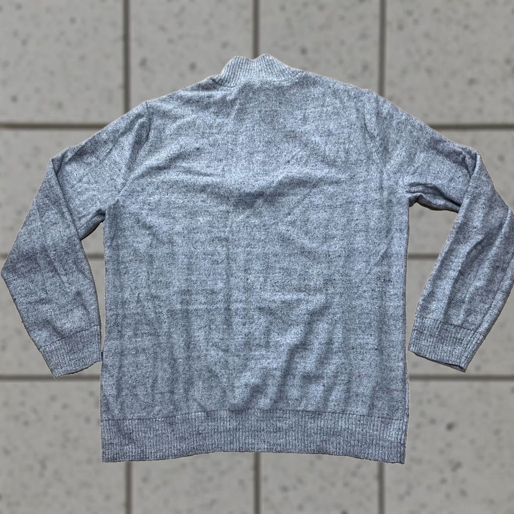 Vintage FAIRLANE Cable Knit Sweater Men L Gray Quarter Zip 1/4 Business Golf Capsule Sweater Pullover Clothing Mens Gray Size US L / EU 52-54 / 3 - 1 Thumbnail