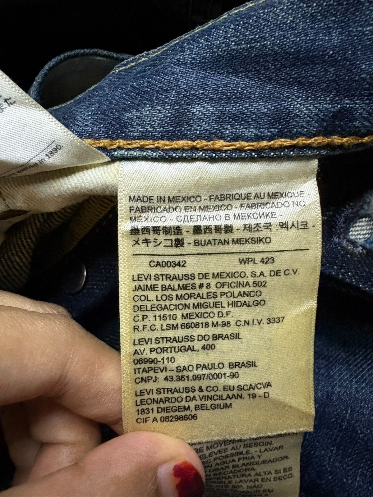 Levi's Vintage Y2k Levis 501 Blue Wash Loose Jeans Size US 32 / EU 48 - 11 Thumbnail