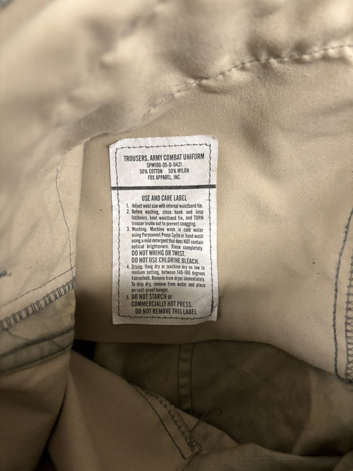 Vintage Vintage US military cargo baggy pants Size US 31 - 5 Thumbnail