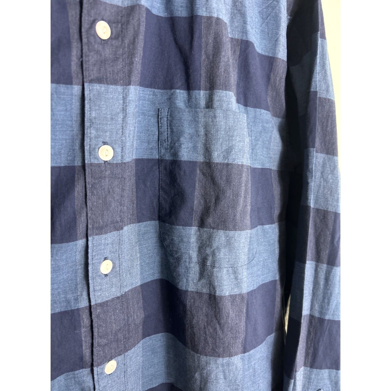 Bonobos VINTAGE Bonobos Stretch Standard Fit Button Down Shirt XL Blue Plaid Cotton Long Sleeve Size US XL / EU 56 / 4 - 6 Thumbnail