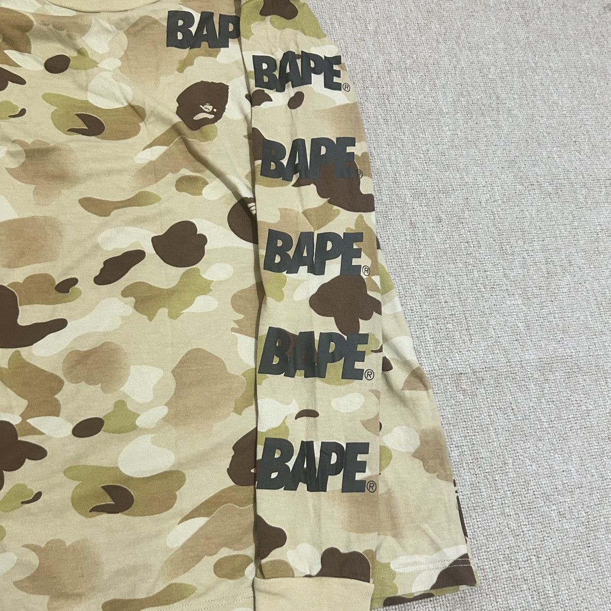 Bape Beige Camo Longsleeve Size US S / EU 44-46 / 1 - 6 Thumbnail
