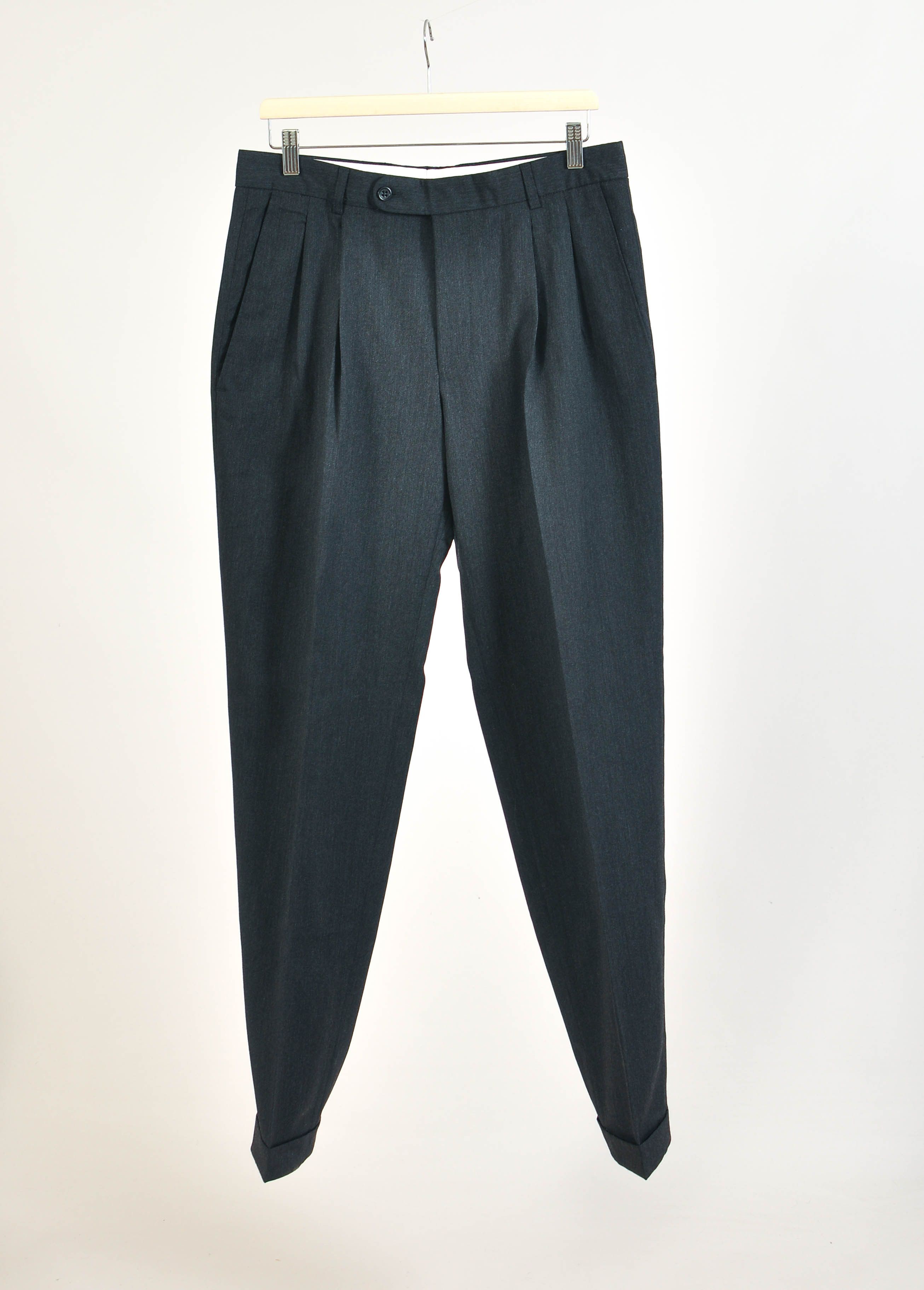 Other Vintage 80s double breasted suit in grey Size 40R - 6 Thumbnail