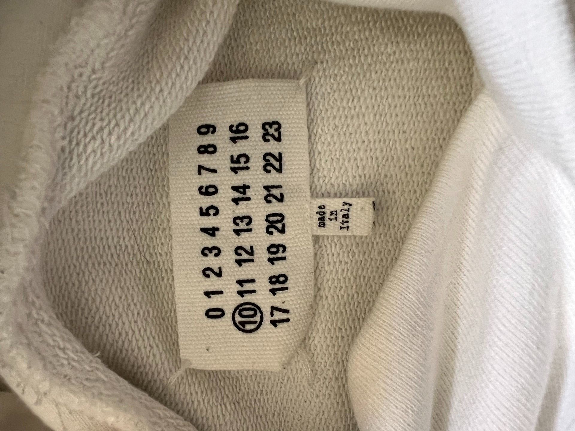Maison Margiela Maison Margiela Pure white big logo sweatshirt 2501-Nextarr Size US S / EU 44-46 / 1 - 3 Thumbnail