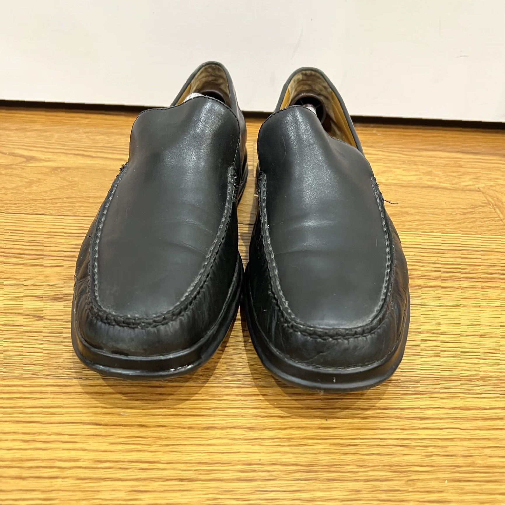 Cole Haan Cole Haan Air Dempsey Black Leather Slip On Loafers Size 11M Mens Casual Comfort Size US 11 / EU 44 - 4 Thumbnail