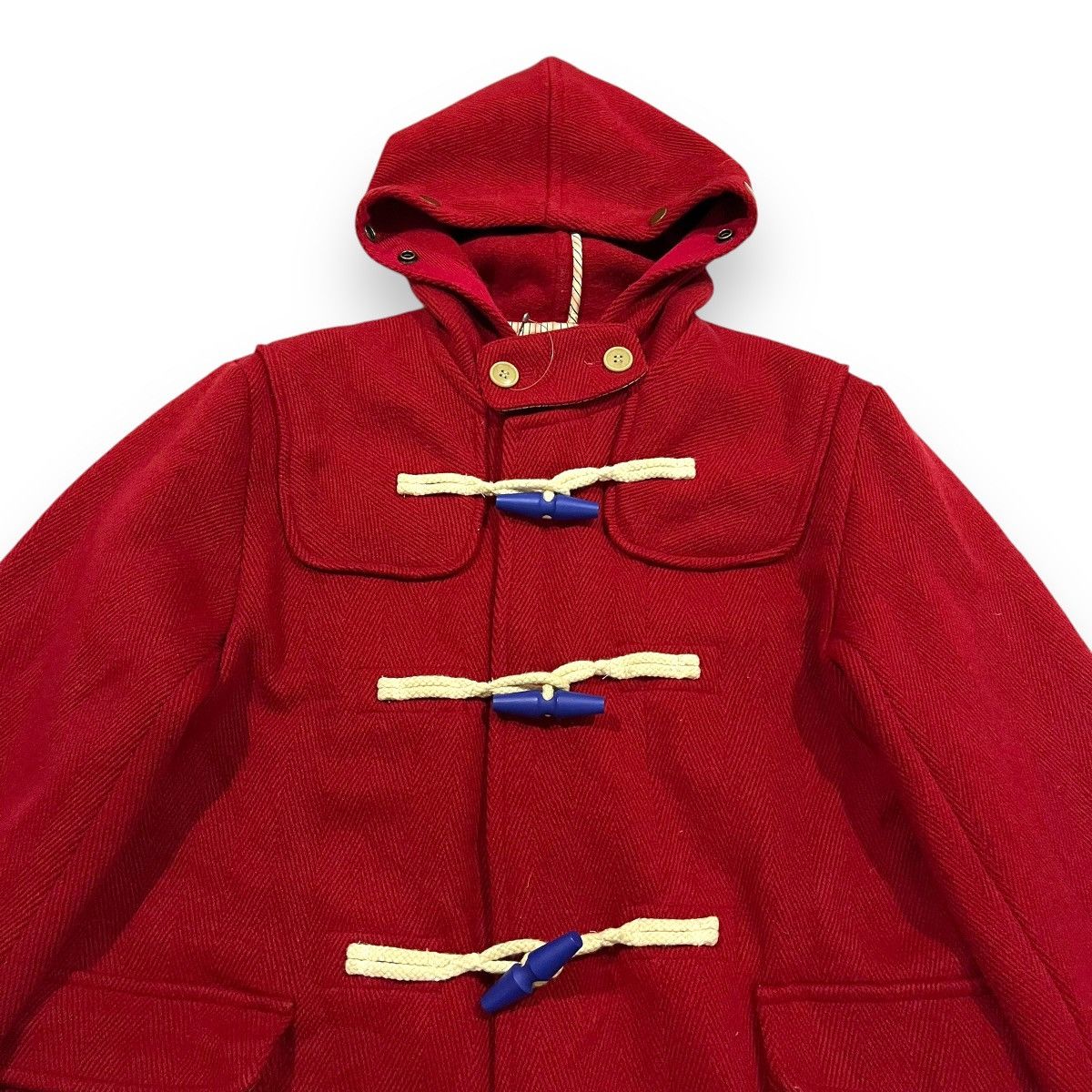 Beams Plus 🇯🇵 VINTAGE BEAMS BOY WOOL BLEND DUFFLE COAT Size US M / EU 48-50 / 2 - 3 Thumbnail