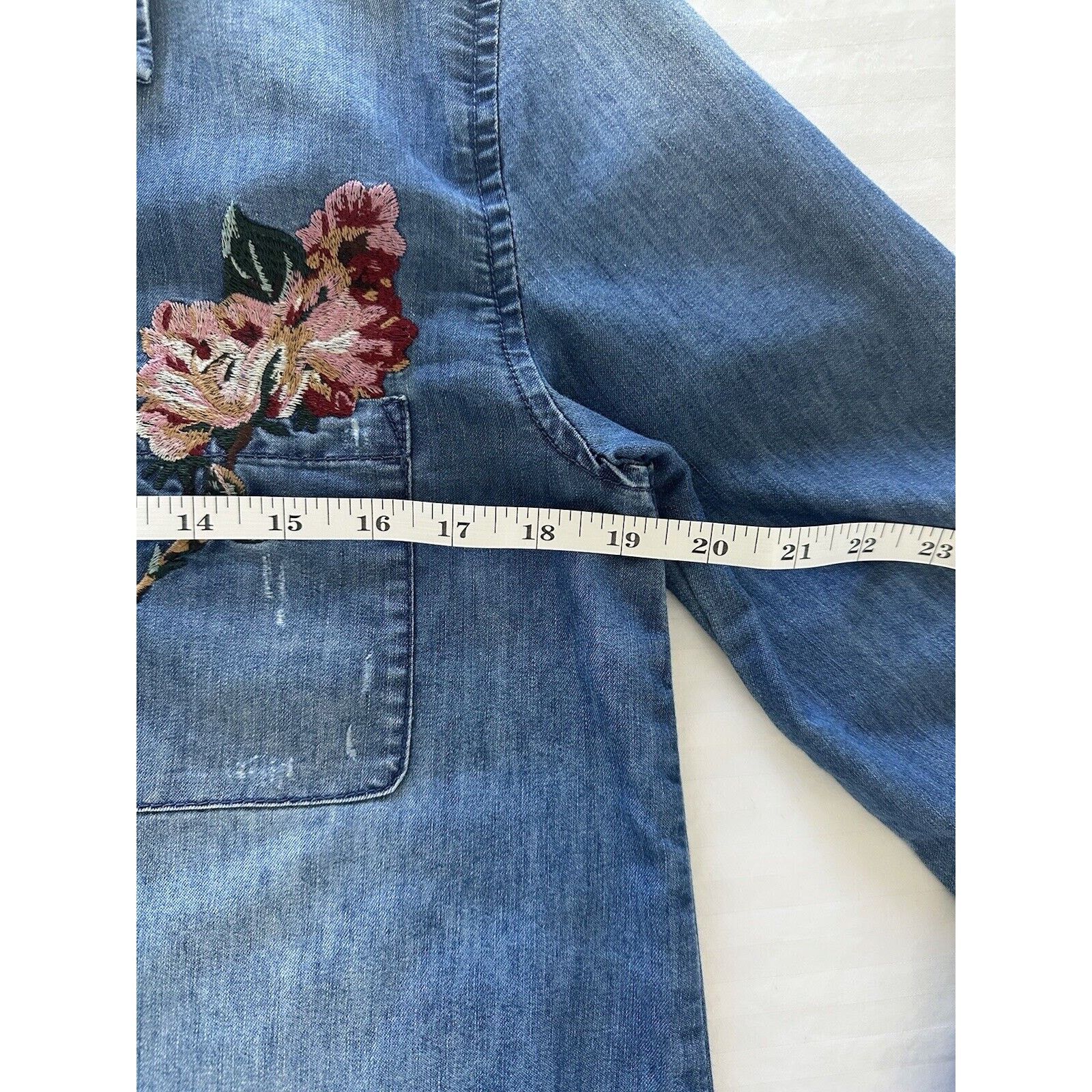 Joe's Joe’s Denim Women’s Shirt Floral Embroidery Size Small Size S / US 4 / IT 40 - 14 Thumbnail