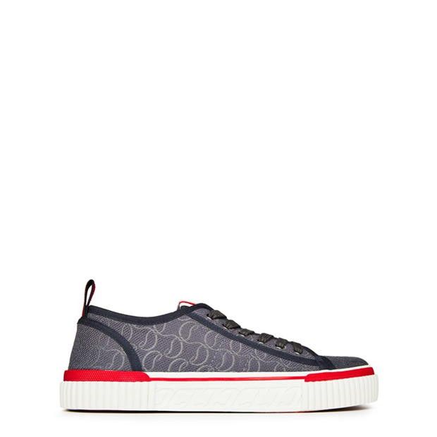 Pedro Logo-Jacquard Canvas Sneakers