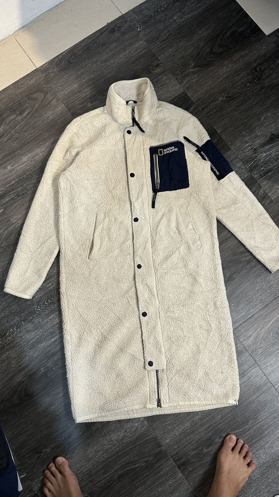 Other National Geographic Long Fleece Coat / Sherpa Parka Size US L / EU 52-54 / 3 - 3 Thumbnail