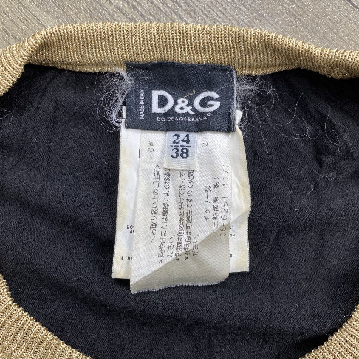 Dolce & Gabbana Vintage Dolce & Gabbana Beachwear Luxury Black Crop Top Size XS / US 0-2 / IT 36-38 - 4 Thumbnail