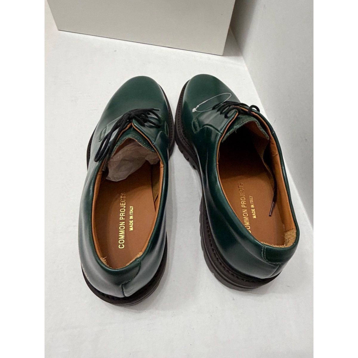 Common Projects COMMON PROJECTS DERBY GREEN SHOES Size US 9 / EU 42 - 12 Thumbnail