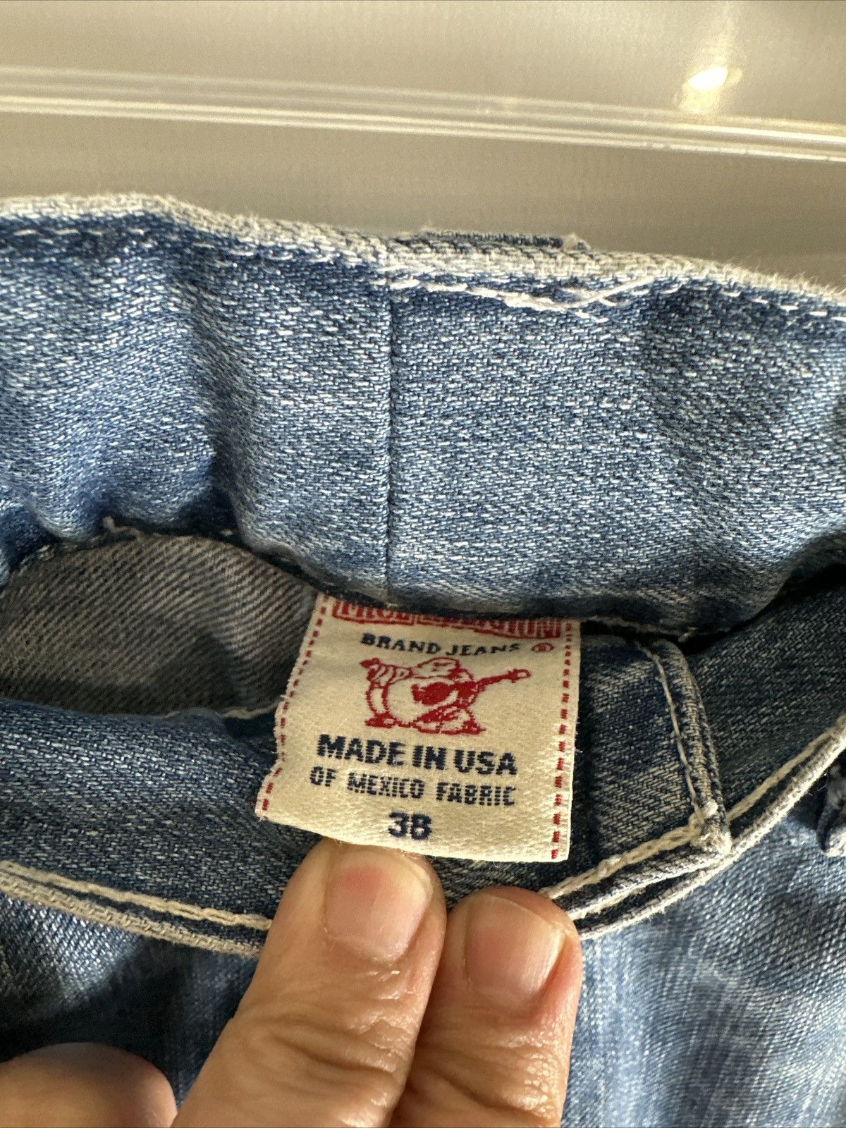 True Religion × Vintage True Religion Men's Straight Leg Denim Blue Jeans Size 38 Size US 38 / EU 54 - 10 Thumbnail