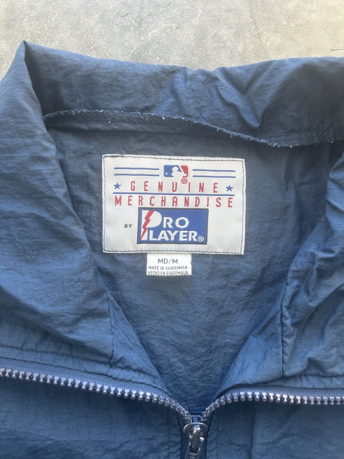 New York Yankees × Pro Player × Vintage Vintage 90s Pro Player Yankees Anorak Windbreaker Jacket Size US XL / EU 56 / 4 - 3 Thumbnail