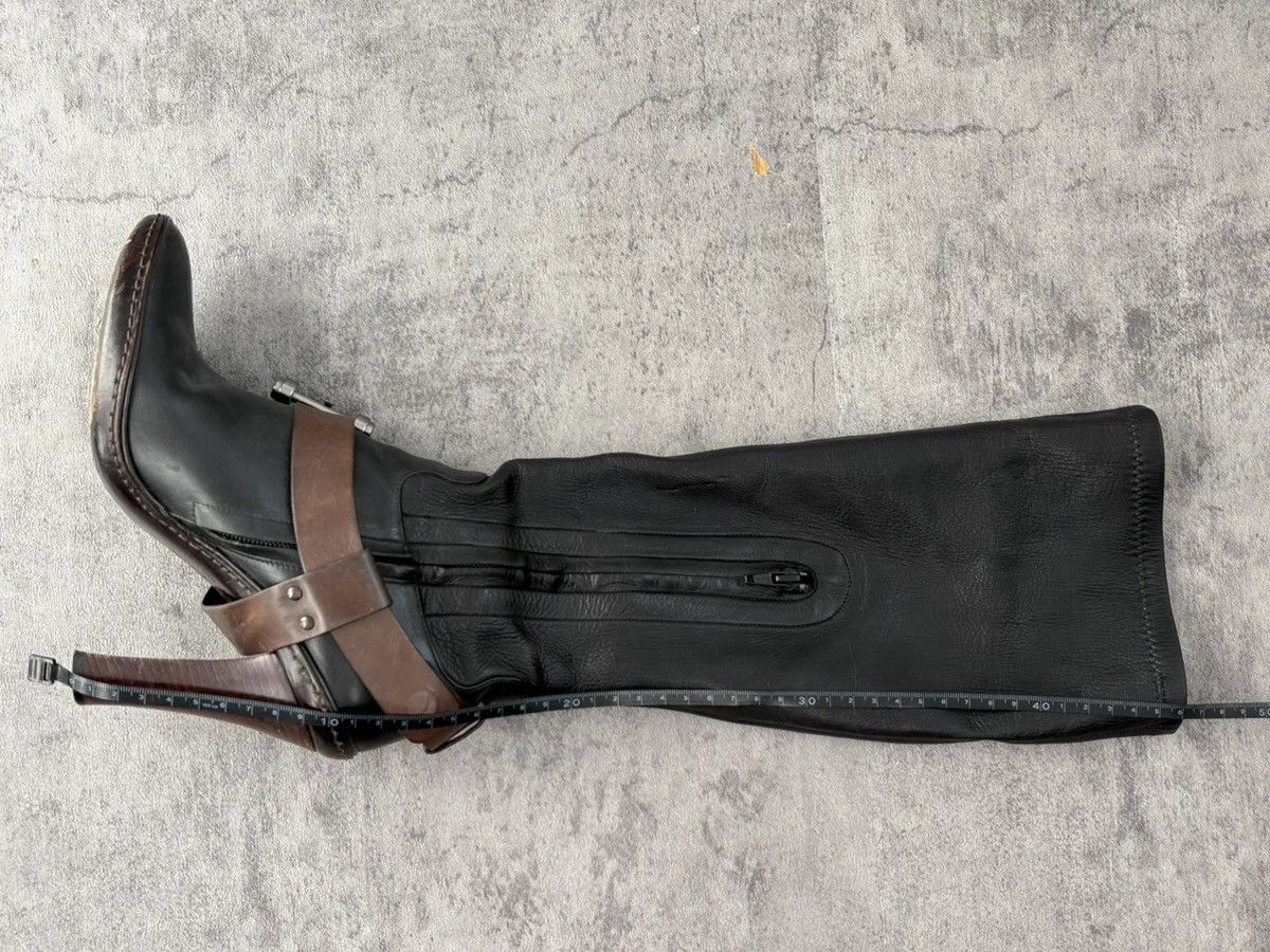 Celine Celine Riding Leather Boots Long Length Size US 8 / IT 38 - 22 Thumbnail