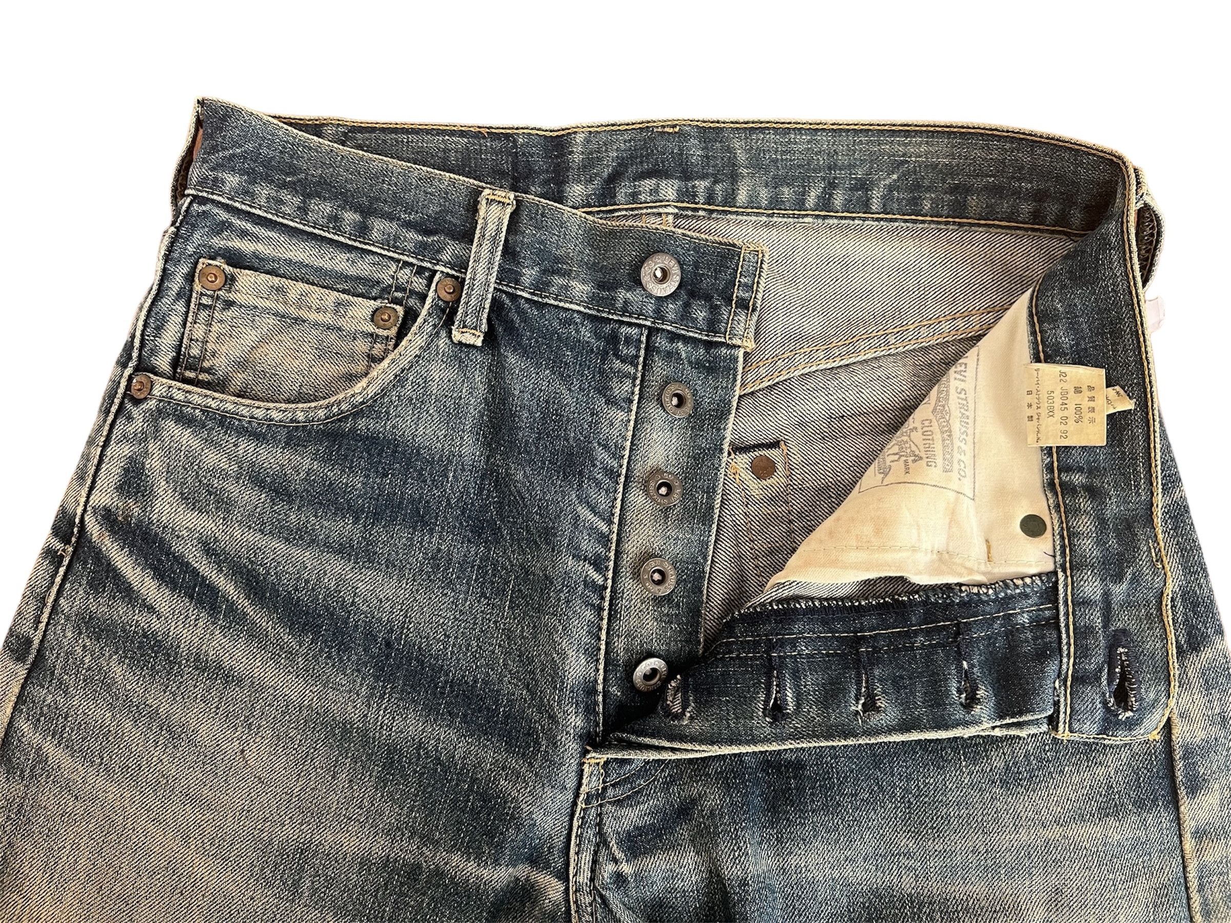 Levi's Rare Levi’s 503BXX Big E Redline W30 L34 Denim Distressed Size US 30 / EU 46 - 11 Thumbnail