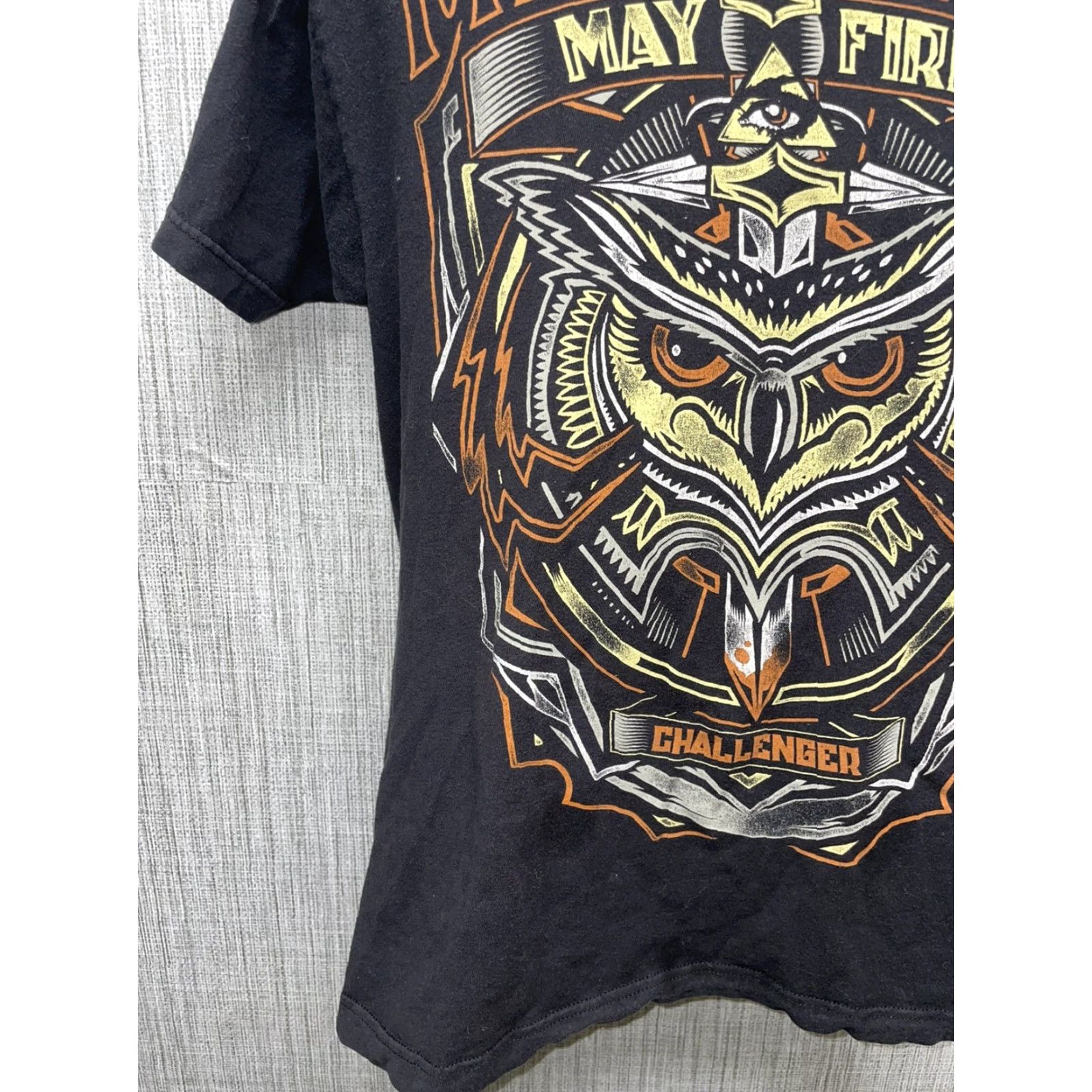 Vintage Memphis May Fire 100% Cotton Black Graphic T-Shirt Mens M Size US M / EU 48-50 / 2 - 3 Thumbnail