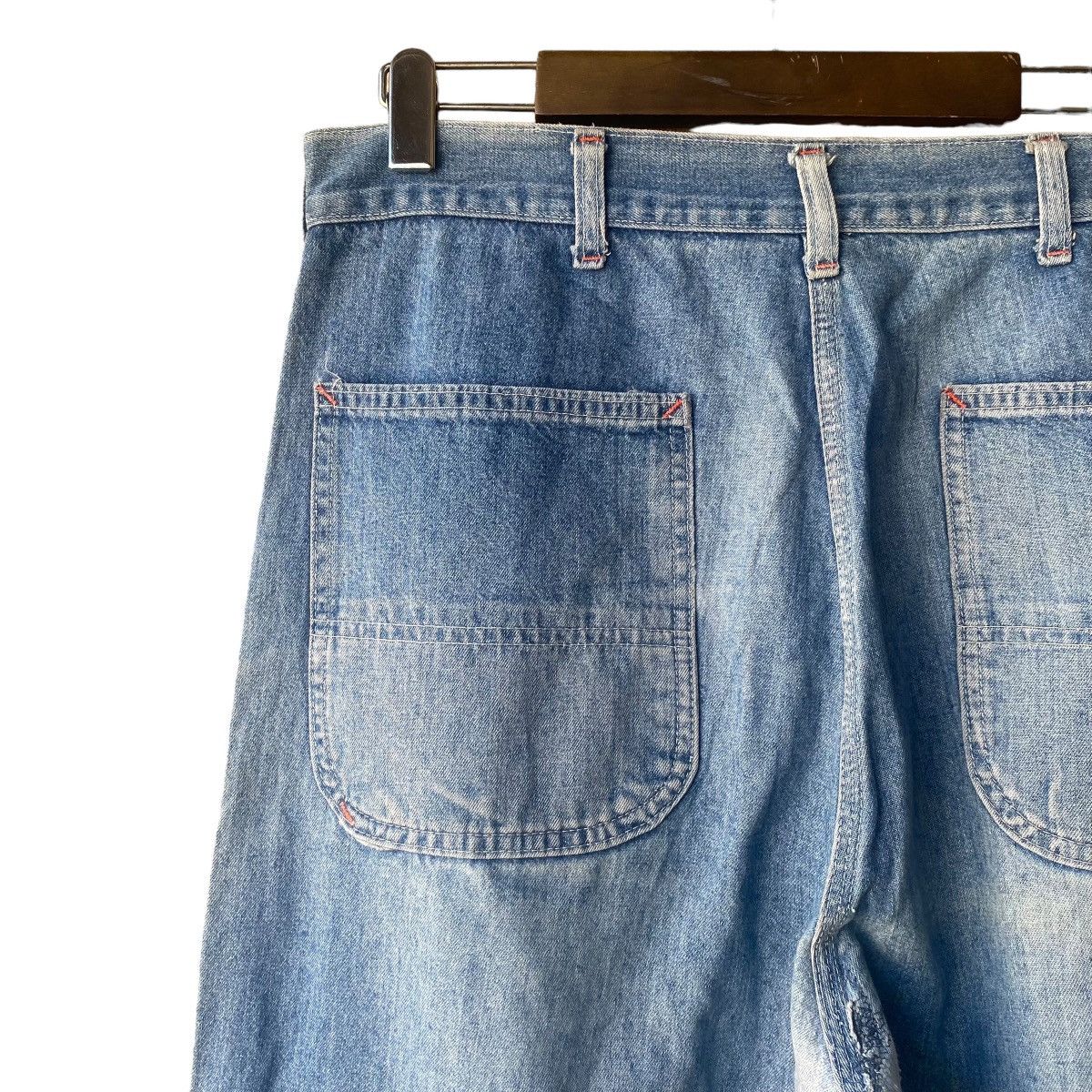 Sears Vintage 70s SEARS Denim Carpenter Work Pant Size US 34 / EU 50 - 10 Thumbnail
