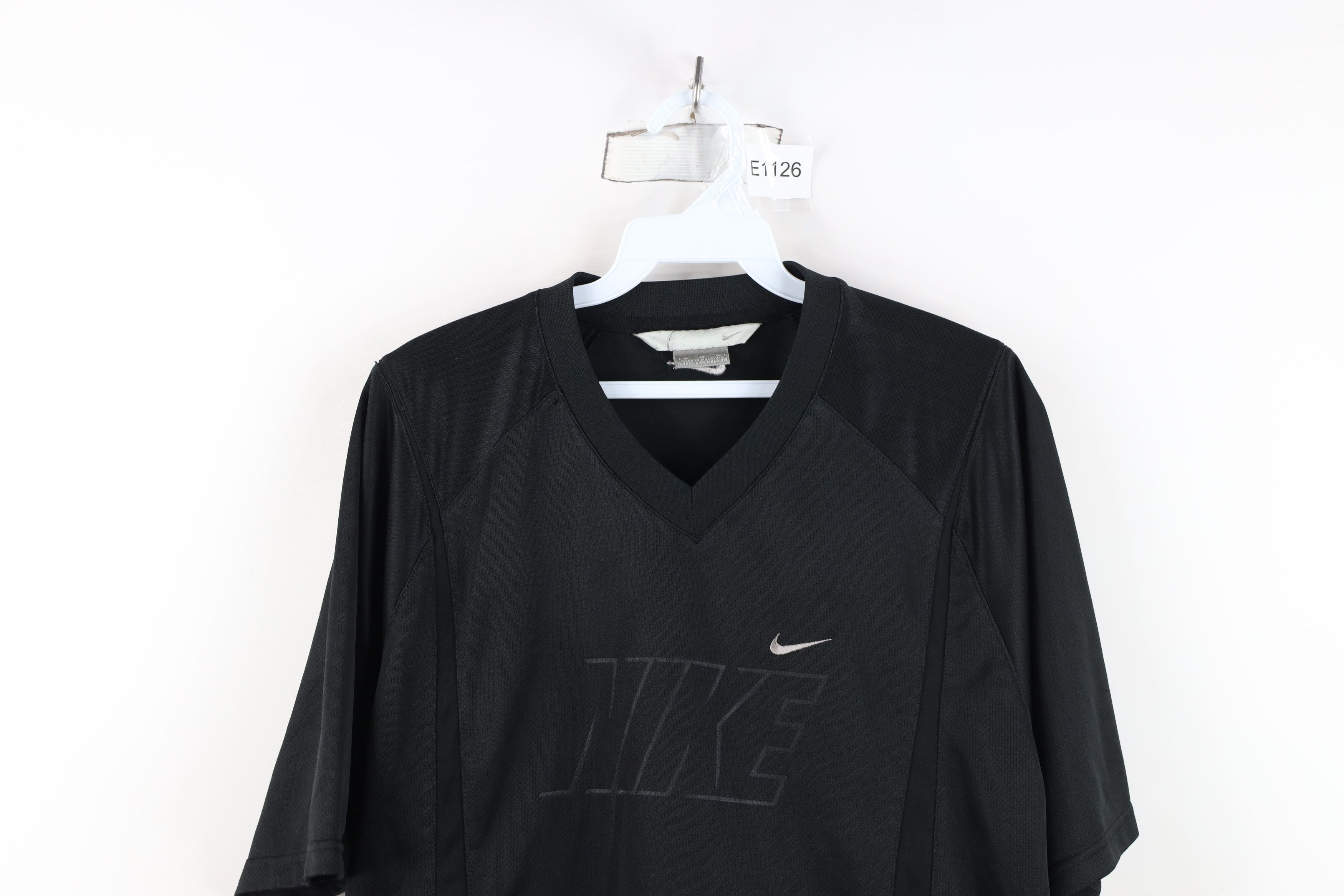 Nike Vintage 90s Y2K Nike Mini Swoosh Shadow Block Letter T-Shirt Size US M / EU 48-50 / 2 - 2 Thumbnail