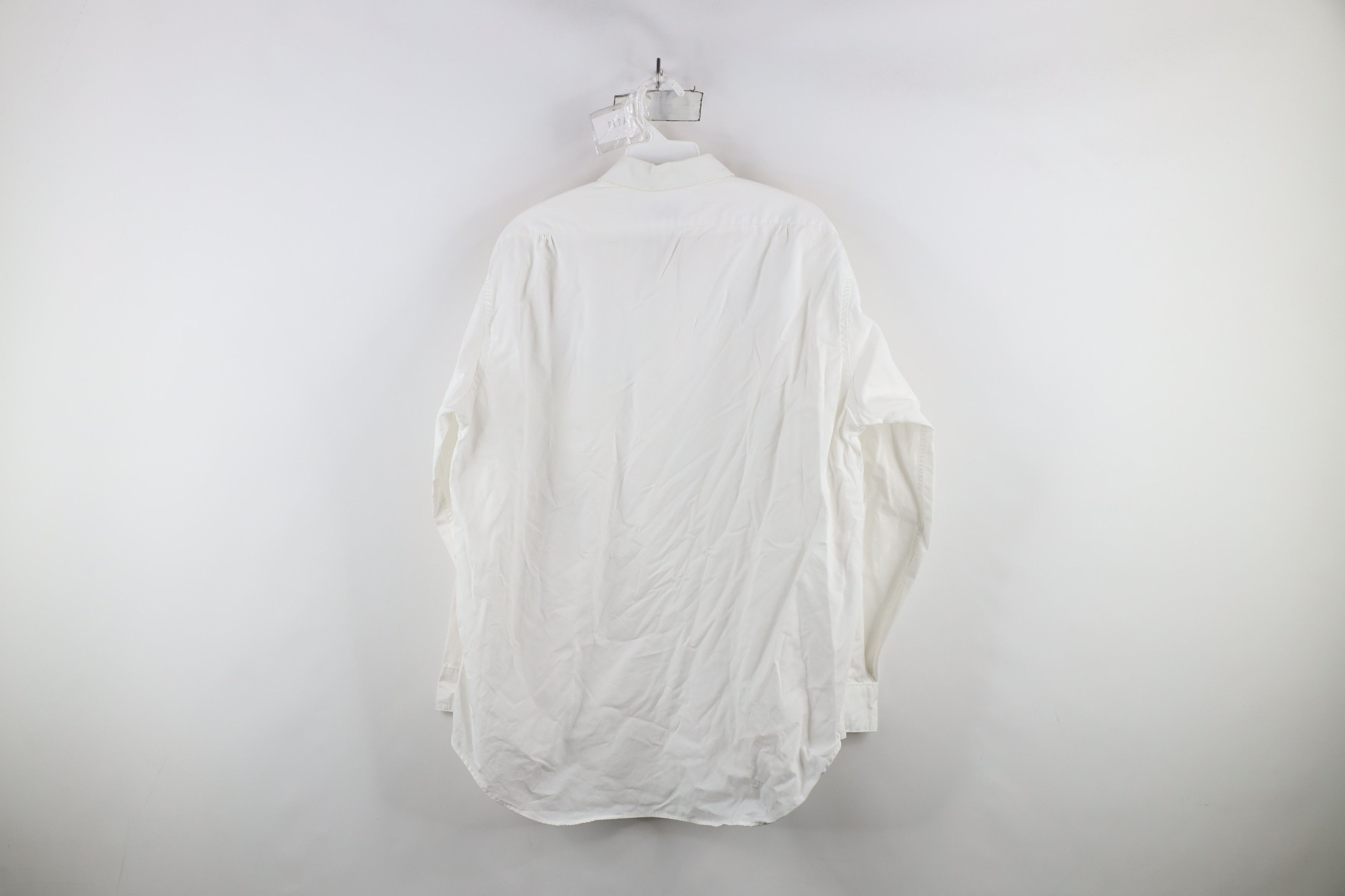 Vintage Vintage 60s 70s Streetwear Collared Button Shirt White USA Size US M / EU 48-50 / 2 - 11 Thumbnail