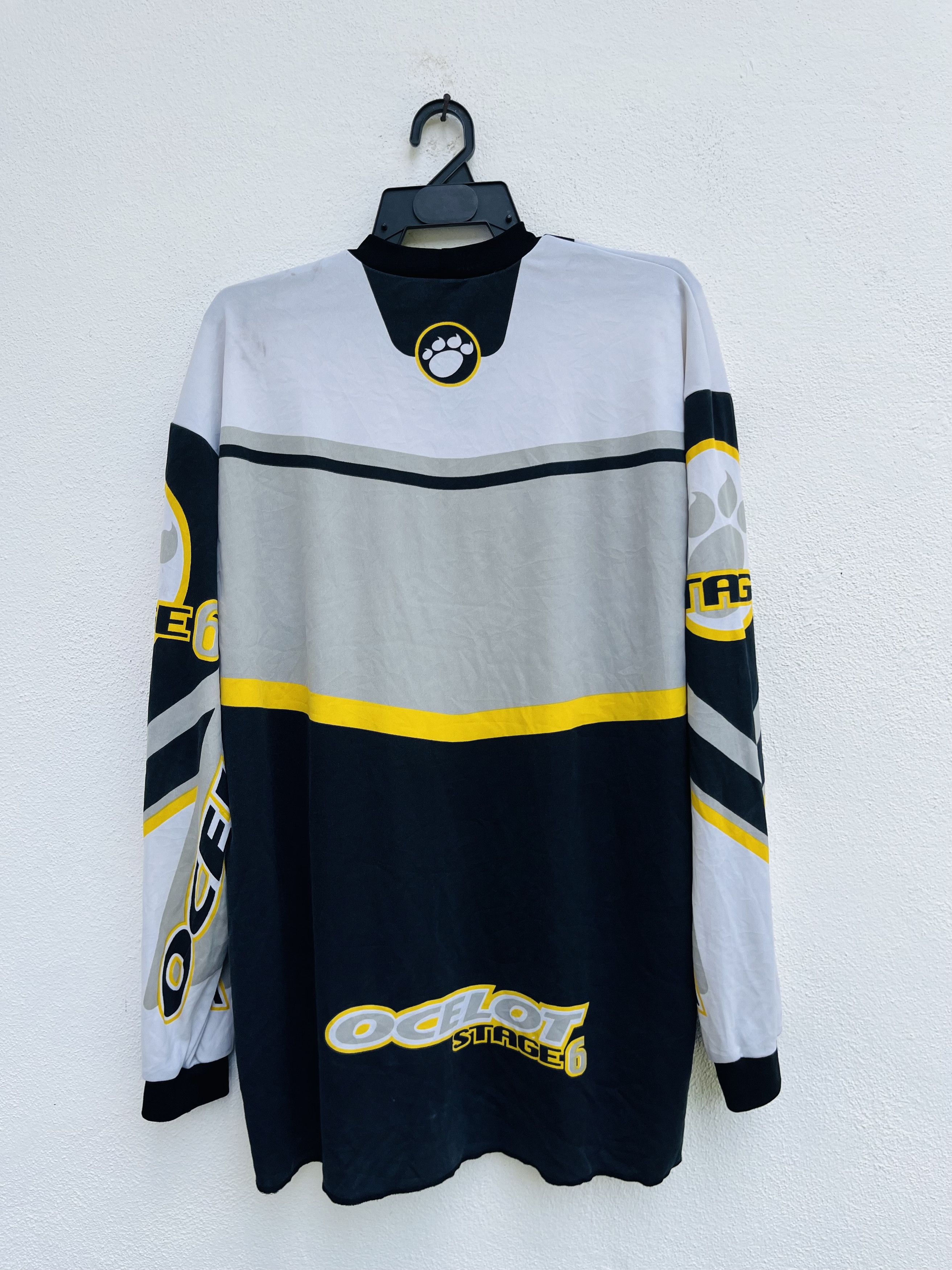 Japanese Brand Vintage Ocelot Stage 6 Motorcross Outdoor Shirt Size US L / EU 52-54 / 3 - 2 Thumbnail