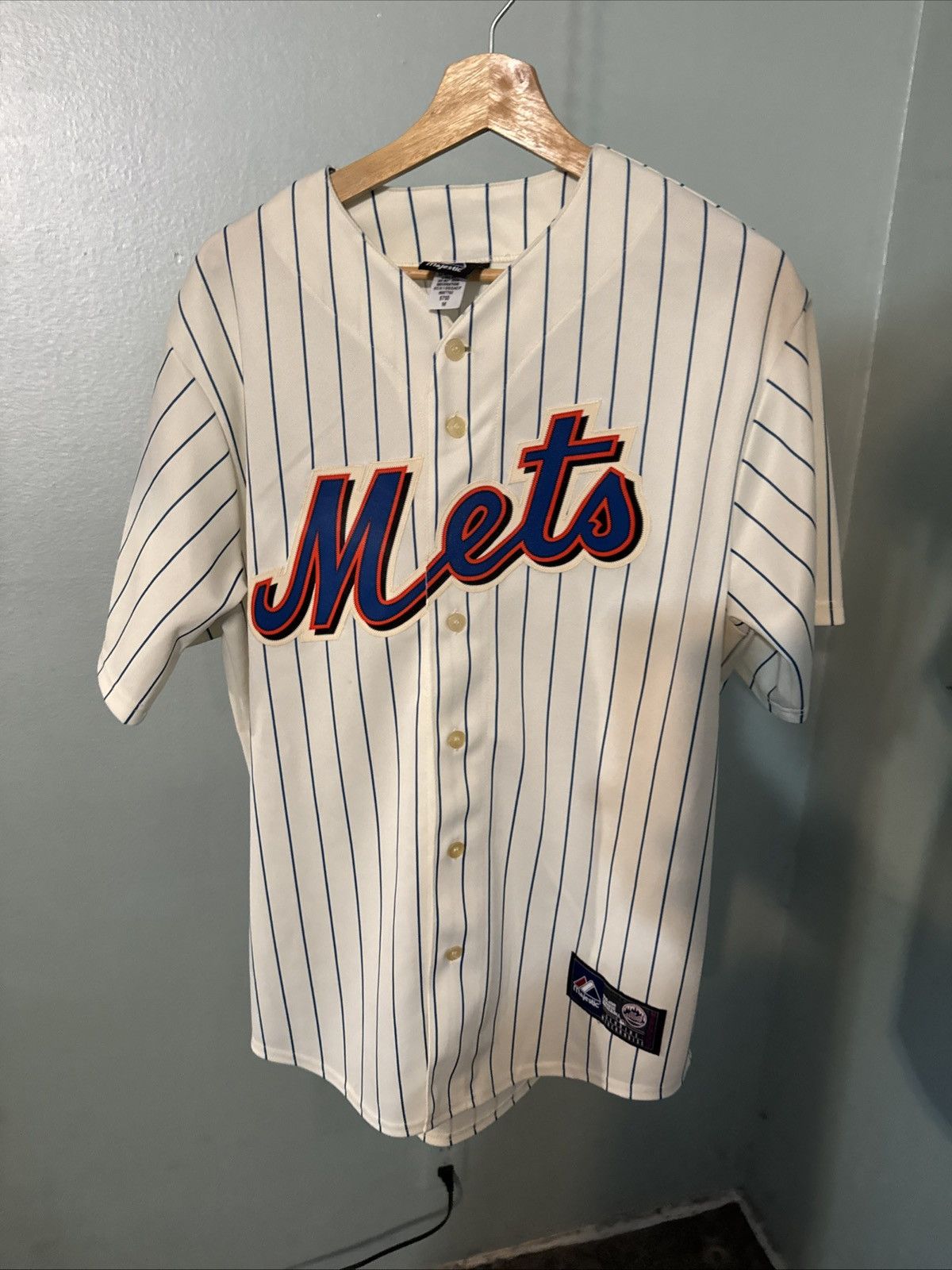 Majestic Vintage Mets Jersey Majestic Authentic Baseball Jersey Sz M Size US M / EU 48-50 / 2 - 1 Thumbnail