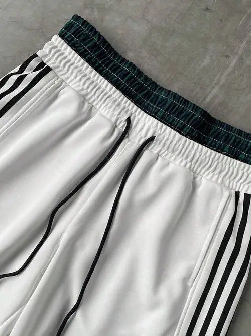 Japanese Brand DRIP Wide Leg Stripe Y2K Sweatpants Size US 36 / EU 52 - 4 Thumbnail