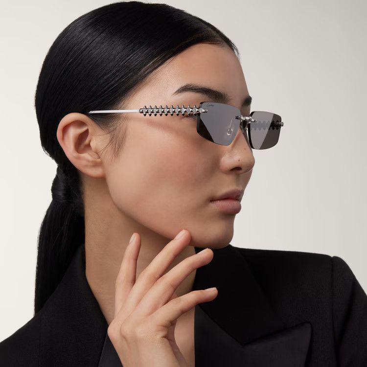 Cartier Clash De Cartier rectangular sunglasses Size ONE SIZE - 6 Thumbnail
