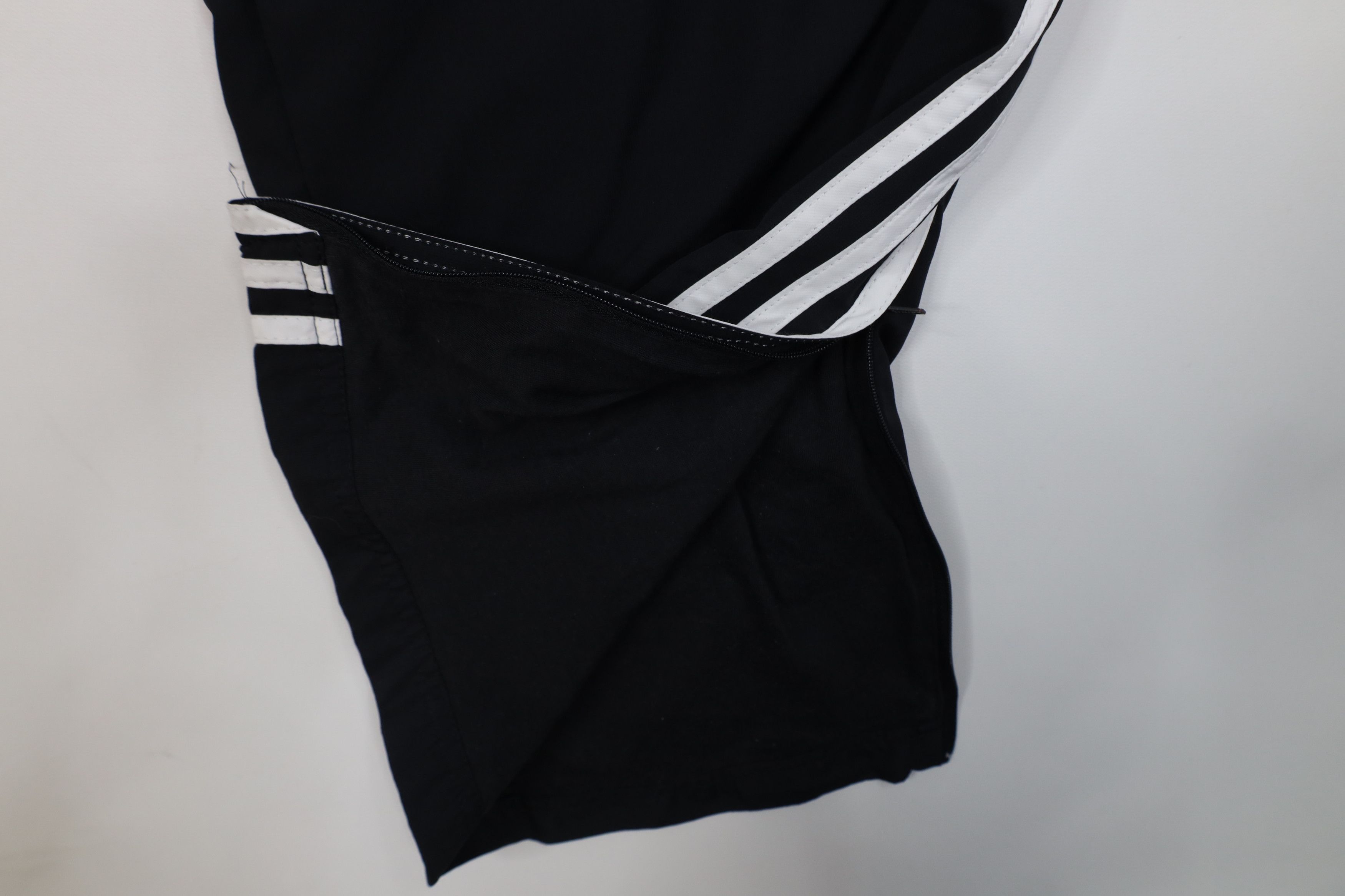 Adidas Vintage 90s Y2K Adidas Wide Leg Windbreaker Pants Black Size US 38 / EU 54 - 5 Thumbnail