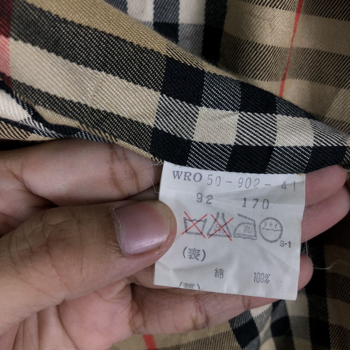 Burberry 🔥90’s VINTAGE TRENCH COAT BURBERRYS NOVA CHECK Size US M / EU 48-50 / 2 - 14 Thumbnail