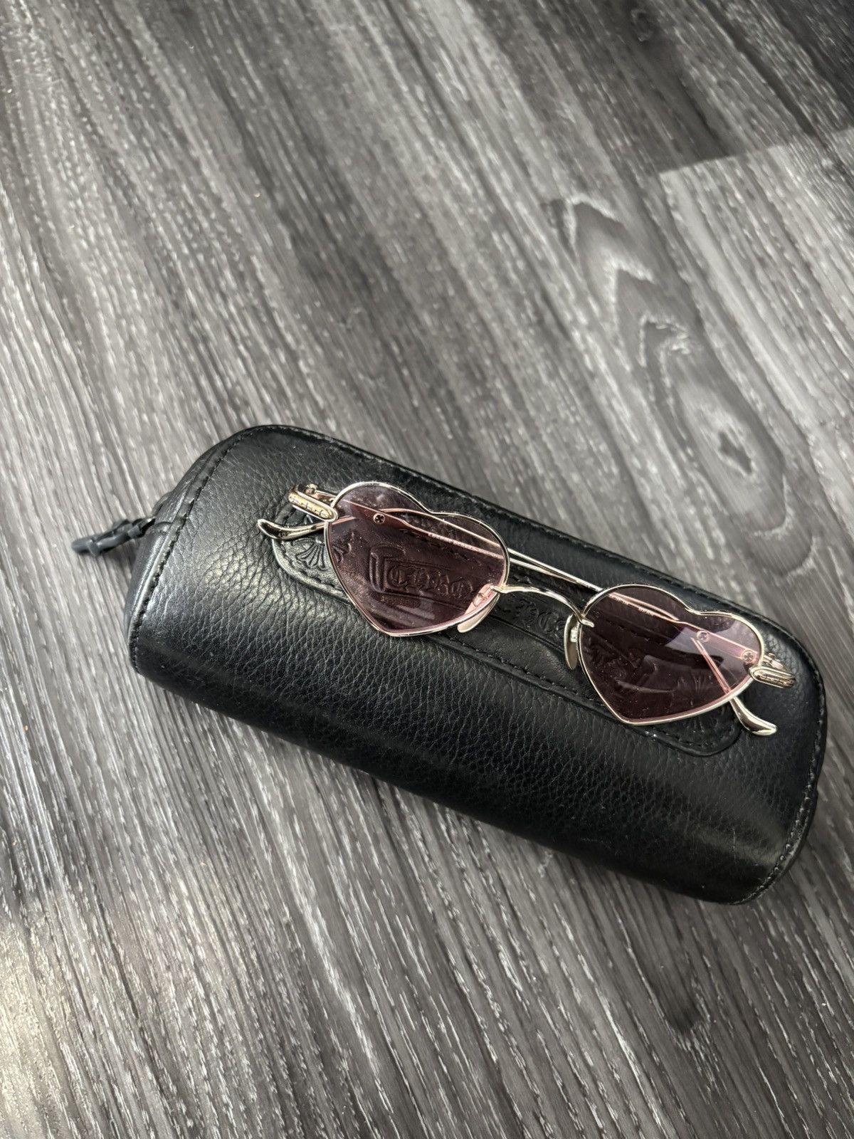 Chrome Hearts Bean Sunglasses Pink & Silver Size ONE SIZE - 9 Thumbnail
