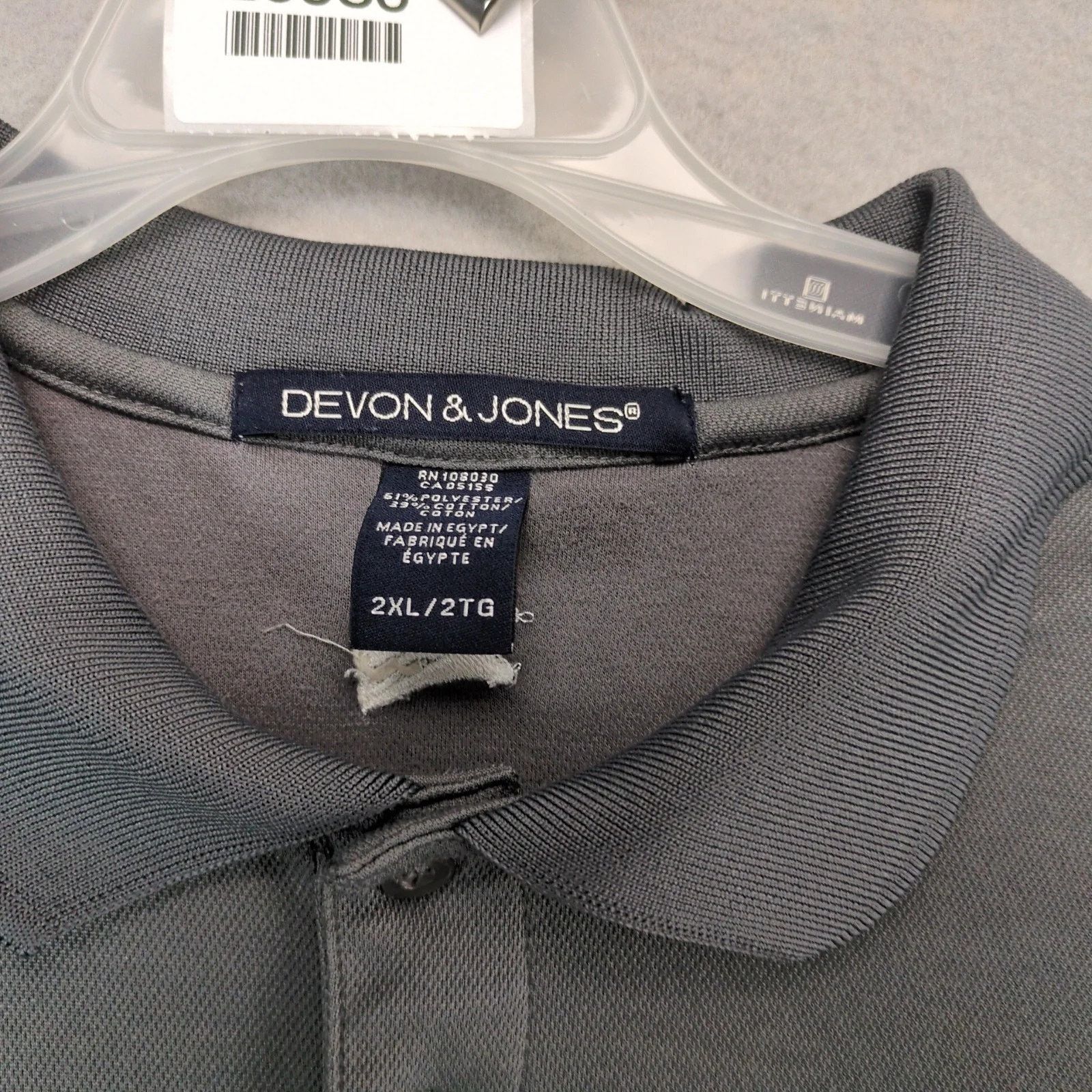 Other Diablo Tools Embroidered Gray Polo Shirt XXL Devon & Jones Size US XXL / EU 58 / 5 - 2 Thumbnail