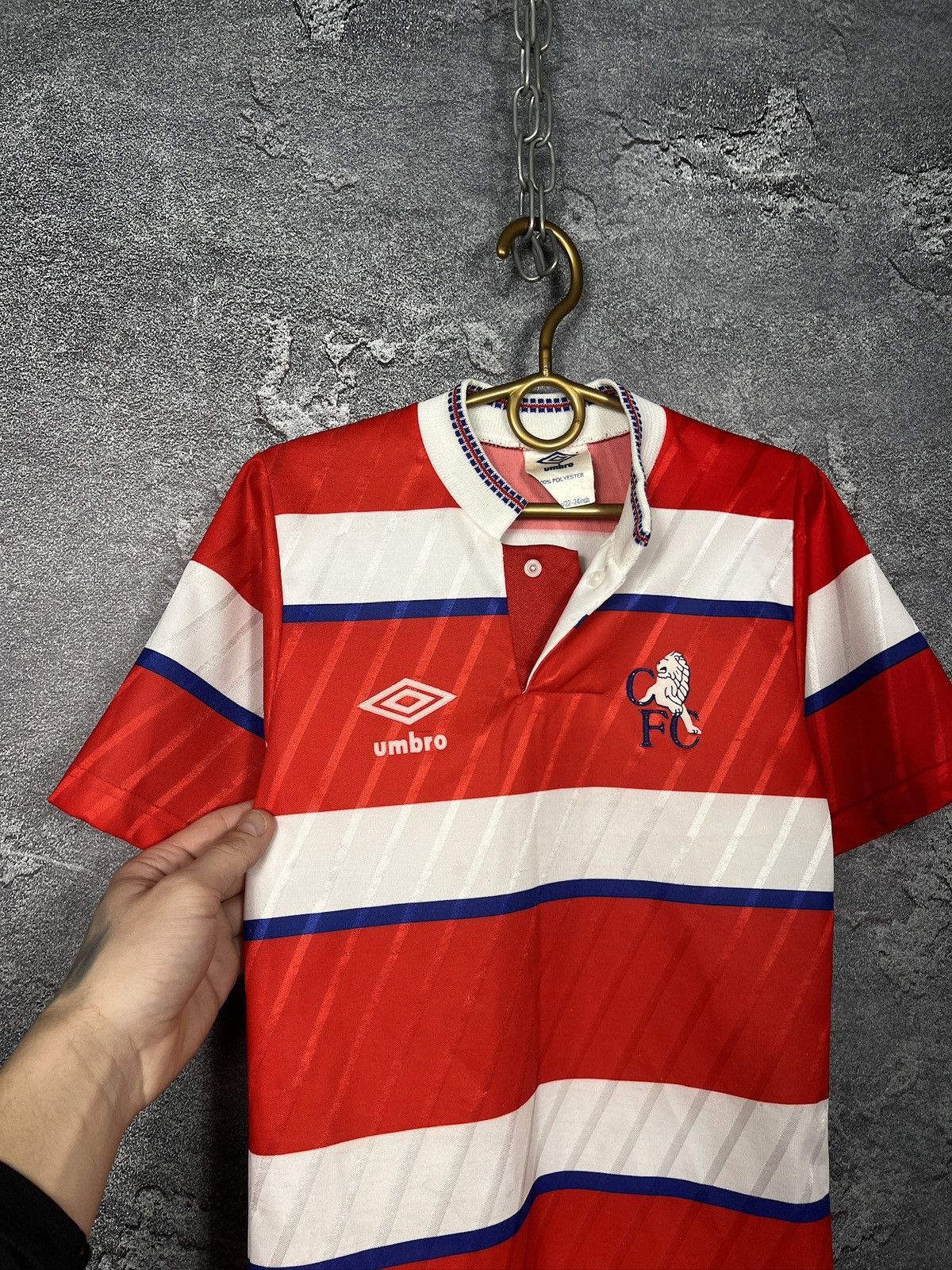 Umbro Rare 1988 Umbro Chelsea Away Kids 5-6 Years Jersey T-shirt Size US XXS / EU 40 - 2 Thumbnail