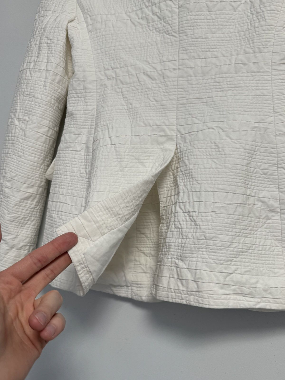 Prada Prada Women’s Jacket Blazer Luxury White Size M / US 6-8 / IT 42-44 - 17 Thumbnail