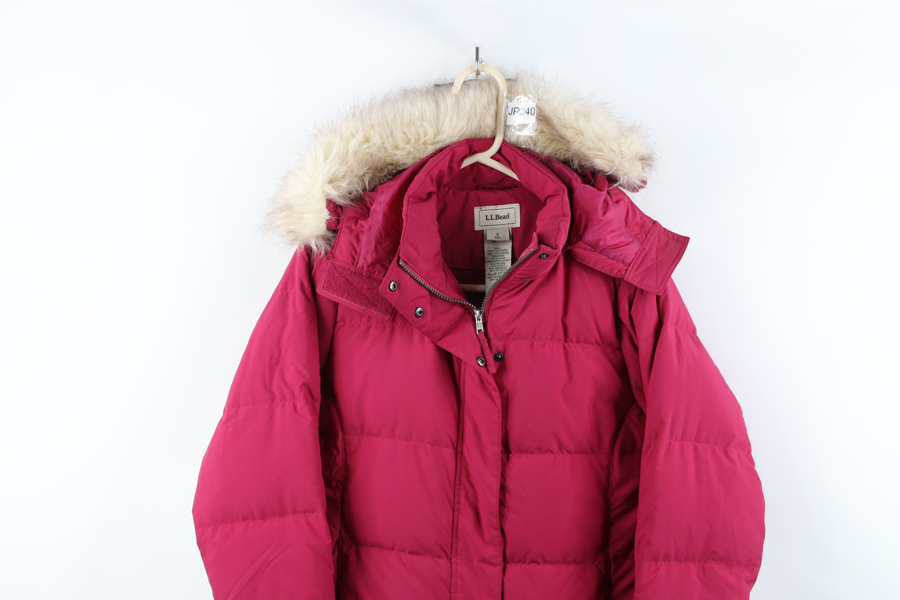 L.L. Bean × Vintage Vintage LL Bean Insulated Hooded Puffer Parka Jacket Pink Size S / US 4 / IT 40 - 2 Thumbnail