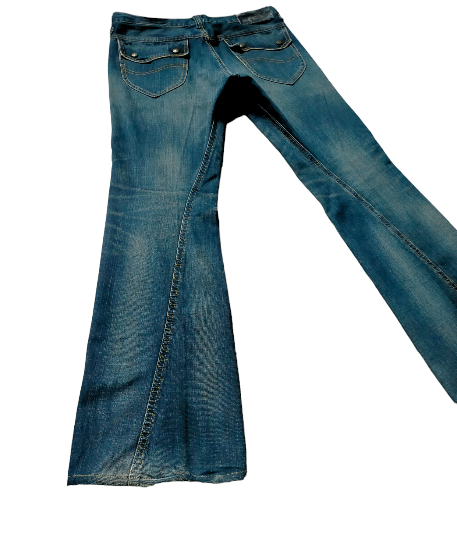 Japanese Brand × Lee Flare Jeans Lee Riders Japan Boot cut Denim Size US 31 - 10 Thumbnail