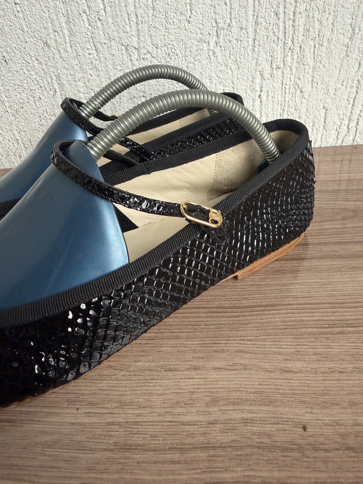 Celine Mary jane ballet python stamped flats Size US 9 / IT 39 - 8 Thumbnail