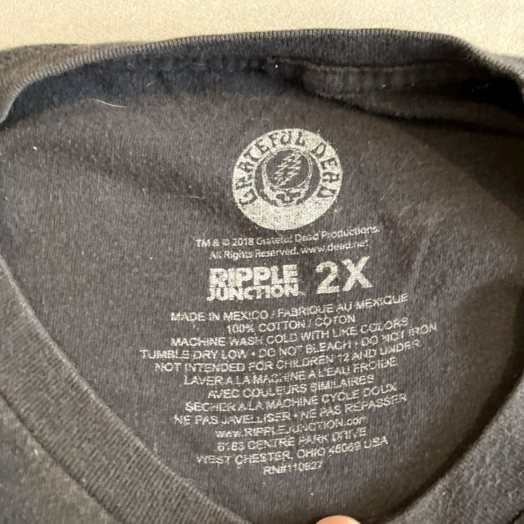 Ripple Junction Ripple Junction Grateful Dead 1974 Tour Stealie T Shirt XXL Men Size US XXL / EU 58 / 5 - 3 Thumbnail