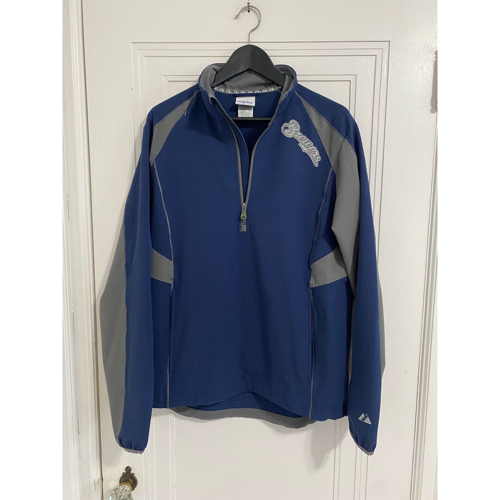 Majestic Milwaukee Brewers Majestic Softshell Baseball Jacket Size M Size US M / EU 48-50 / 2 - 1 Thumbnail