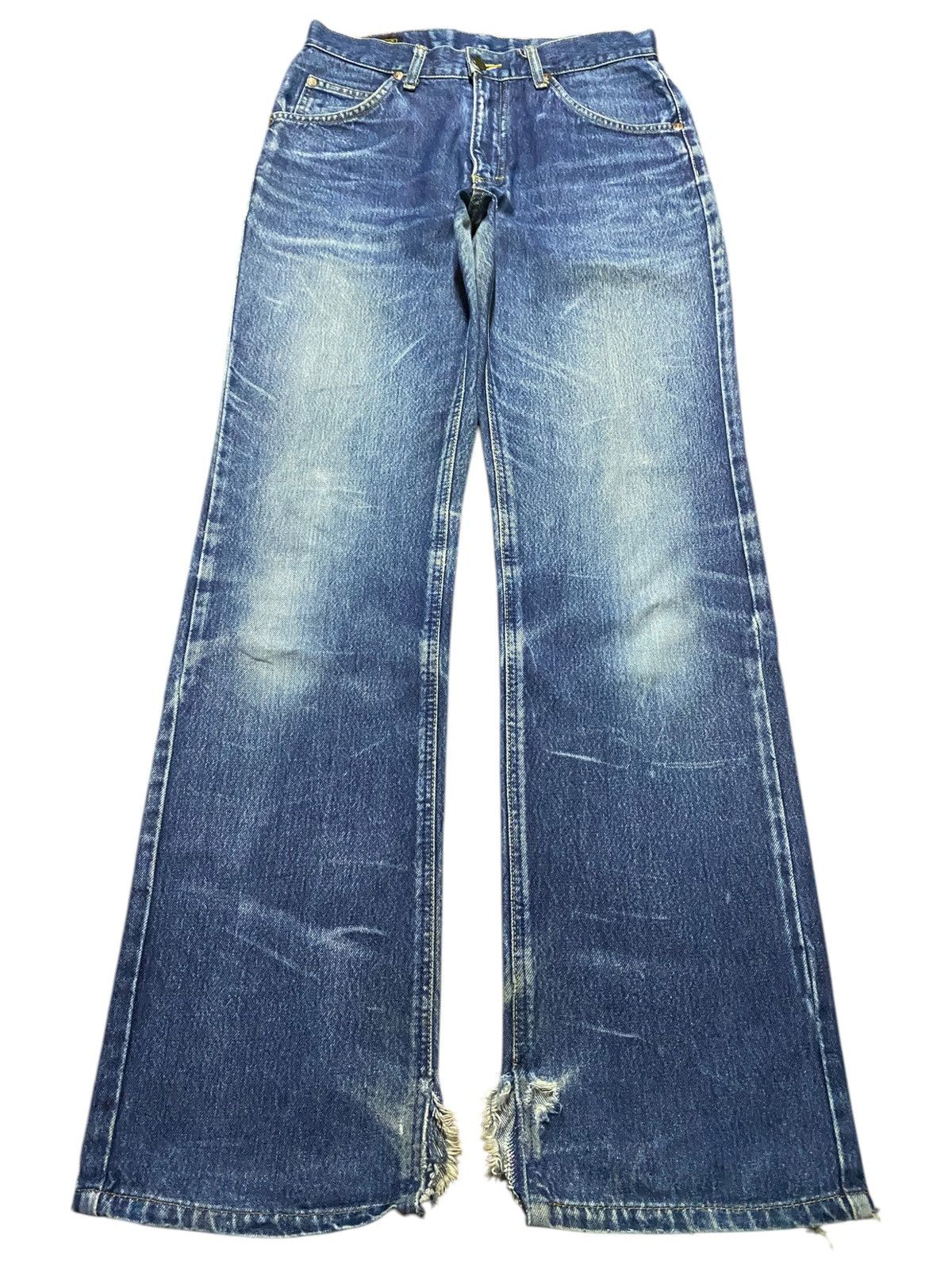 Vintage Lee X Edwin Faded Wash Distressed Sanforized Jeans